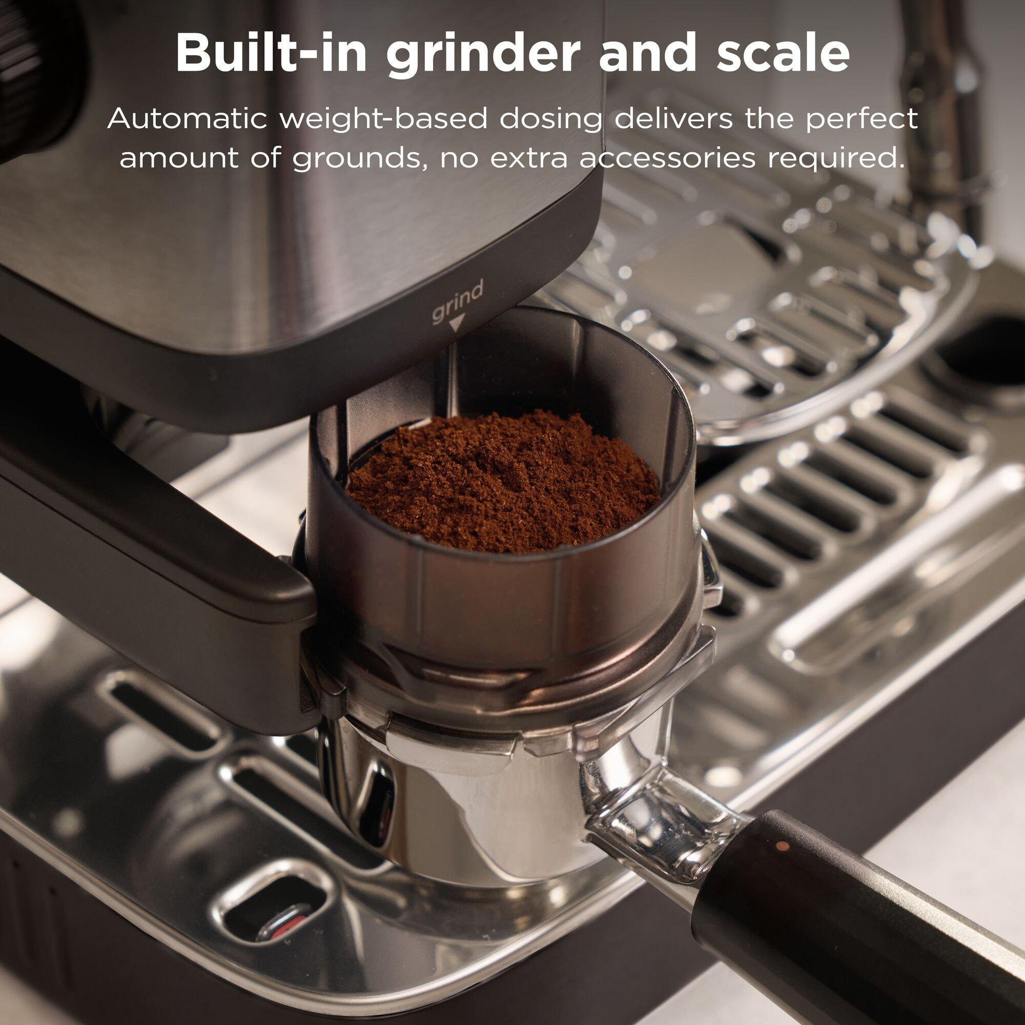 Black/Stainless - Ninja - Luxe Cafe MINI Espresso Machine ES301UK - 9