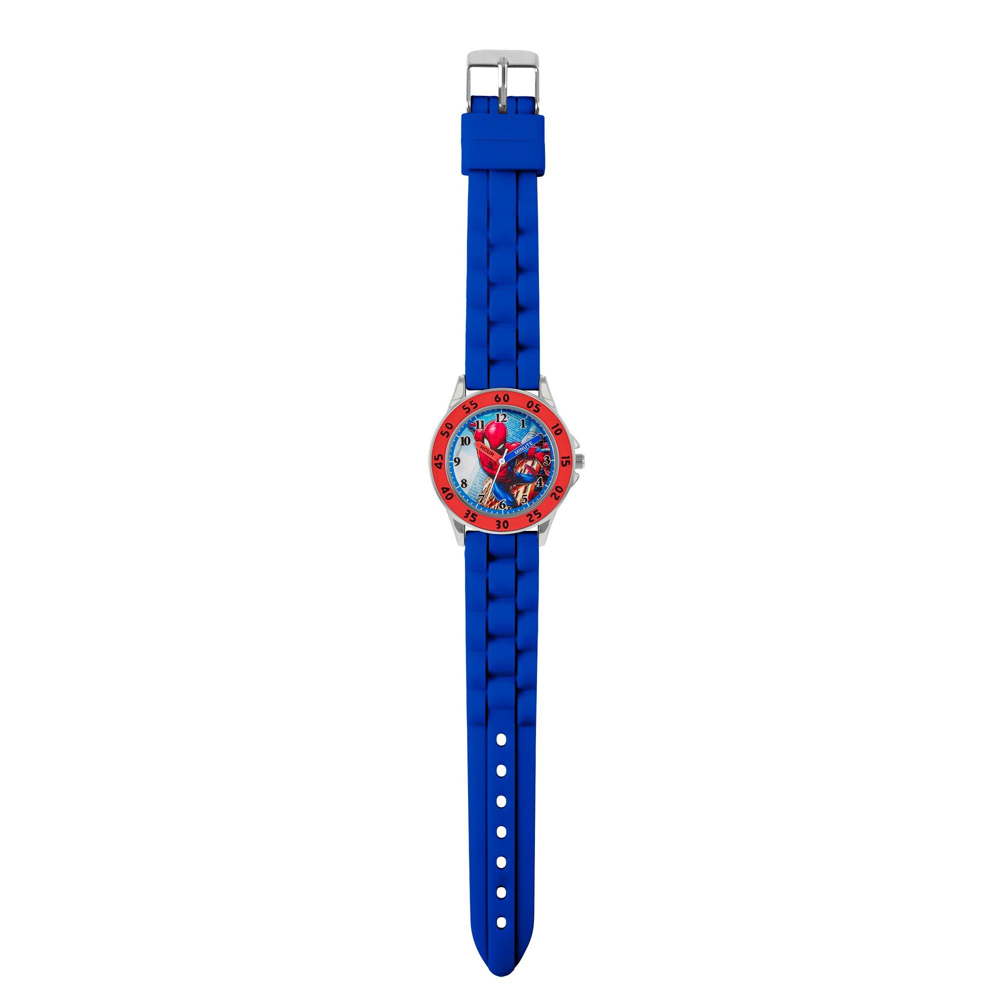 Blue - Spiderman - Spiderman Time Teacher Silicone Watch - 2