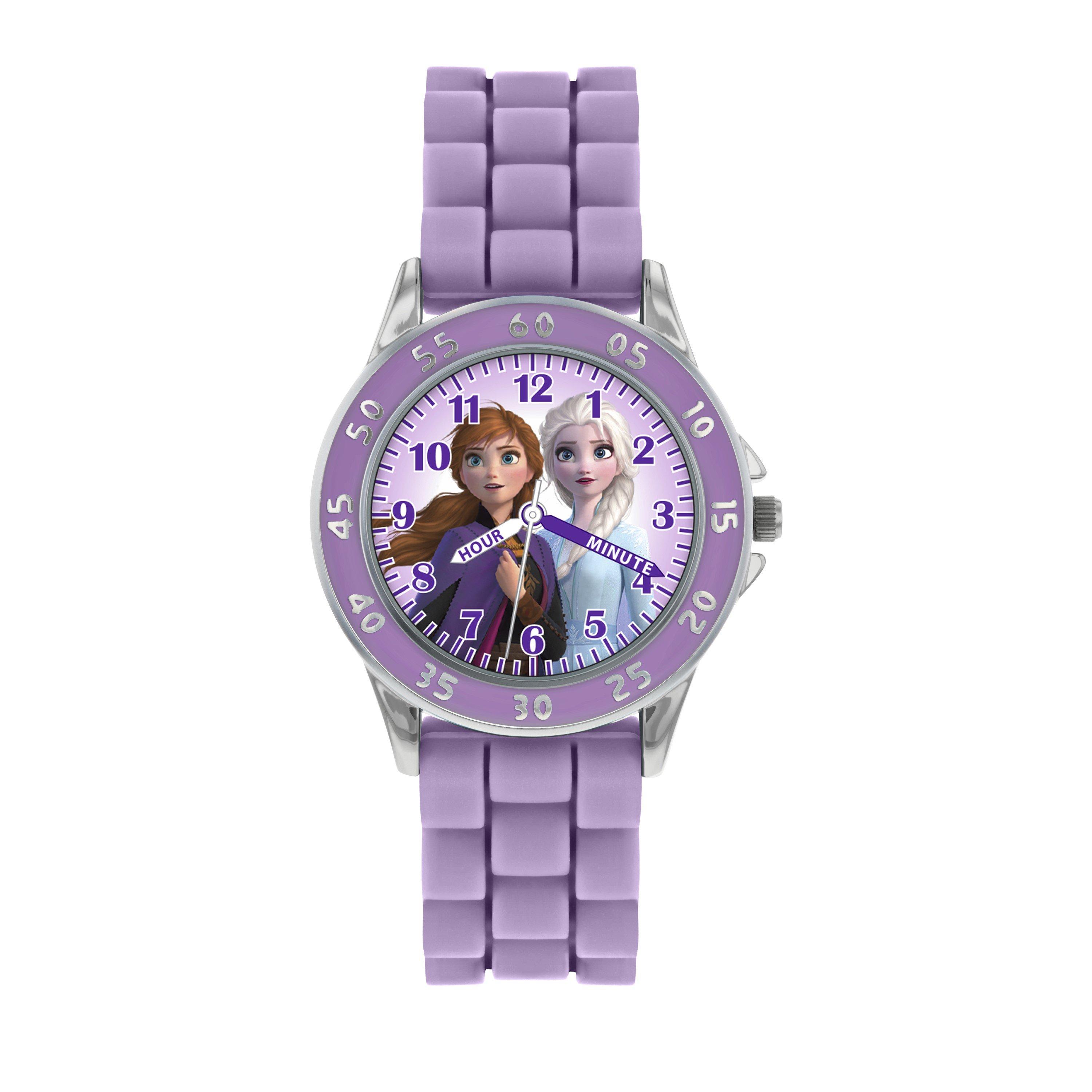 Purple - Disney - Frozen 2 Time Teacher Silicone Watch - 1