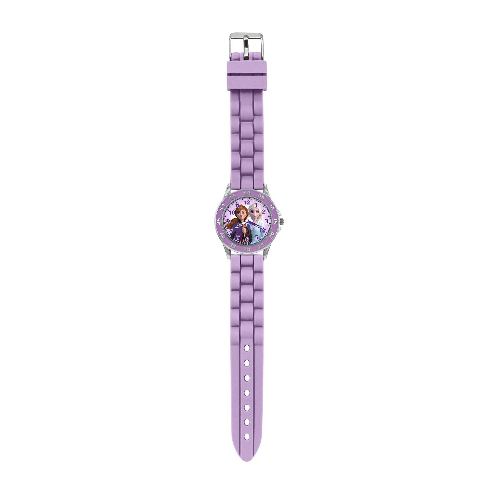 Purple - Disney - Frozen 2 Time Teacher Silicone Watch - 2