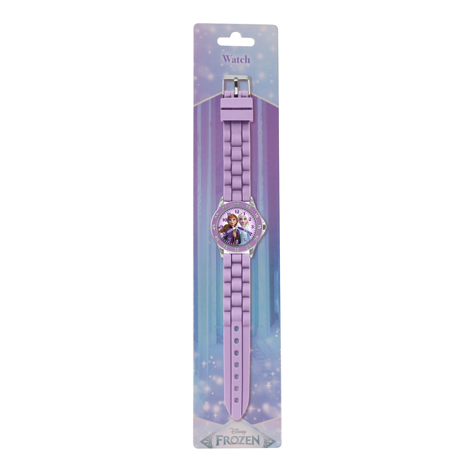 Purple - Disney - Frozen 2 Time Teacher Silicone Watch - 4