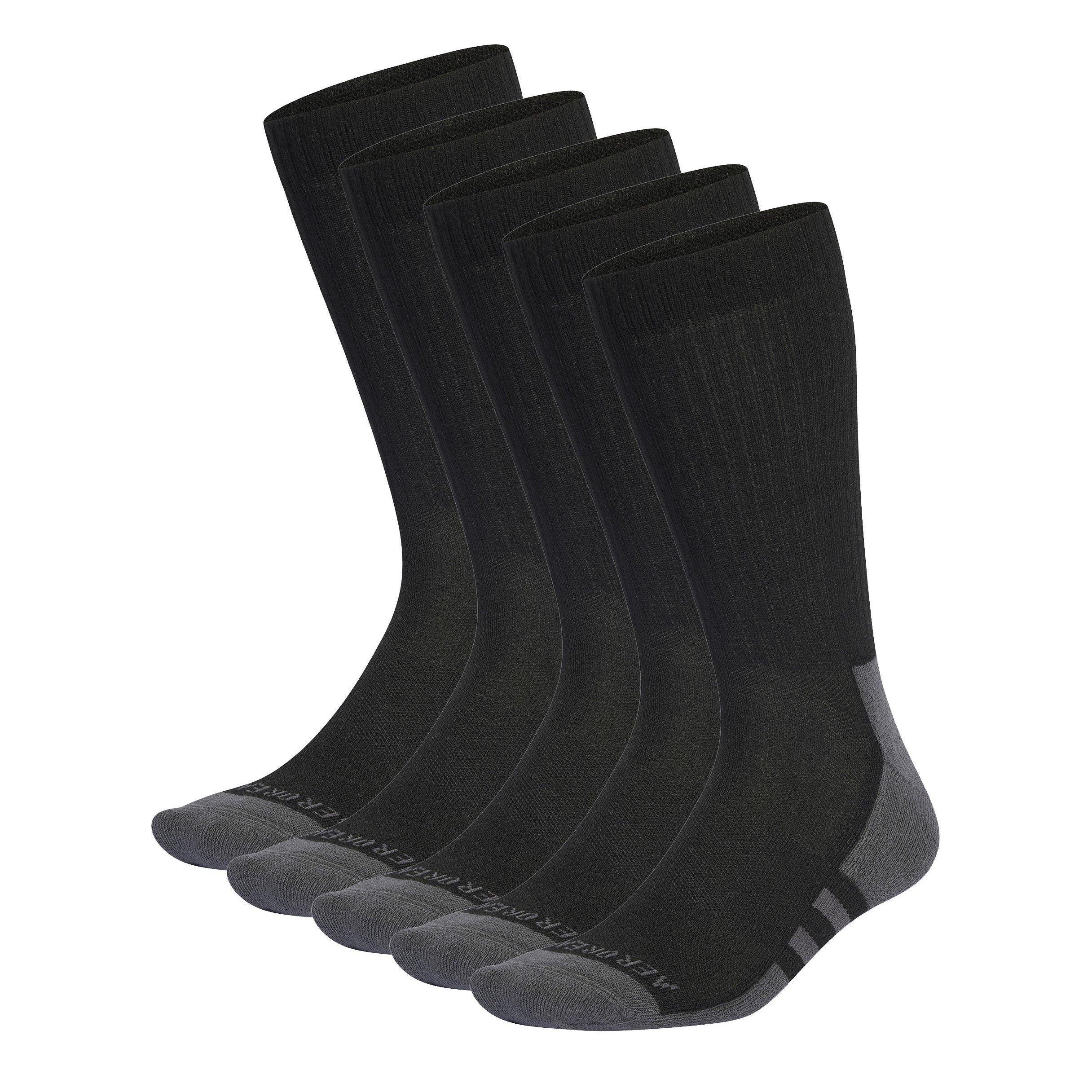 Adidas  Kids Aeroready Crew 6 Pack Socks Junior - Black/Grey - Junior 1-6
