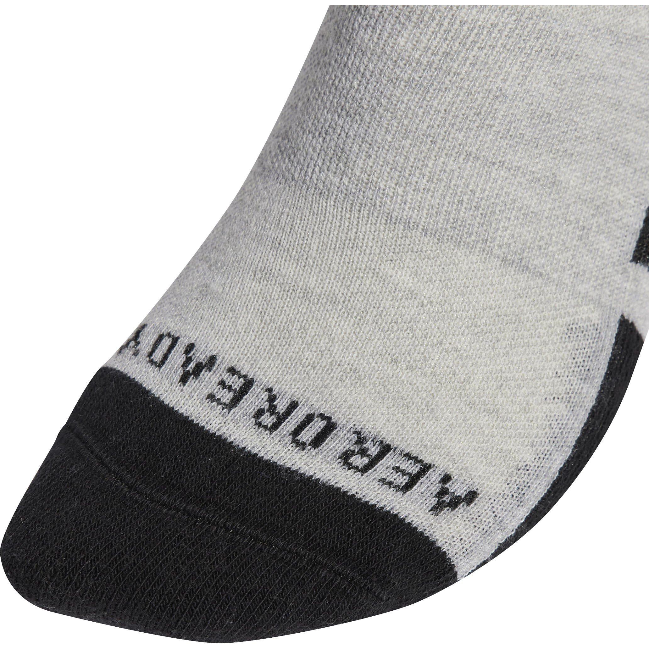 Siva/Bijela/Crna - adidas - Aeroready Crew 6 Pack Socks Junior - 2
