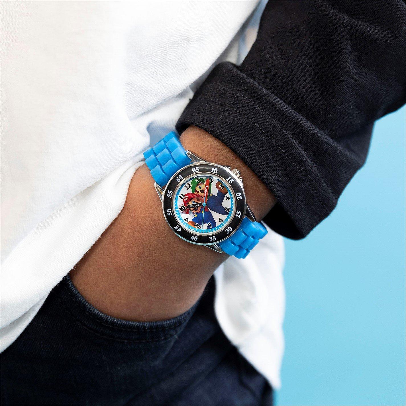 Blue - Super Mario - Super Mario Bros Time Teacher Watch - 3