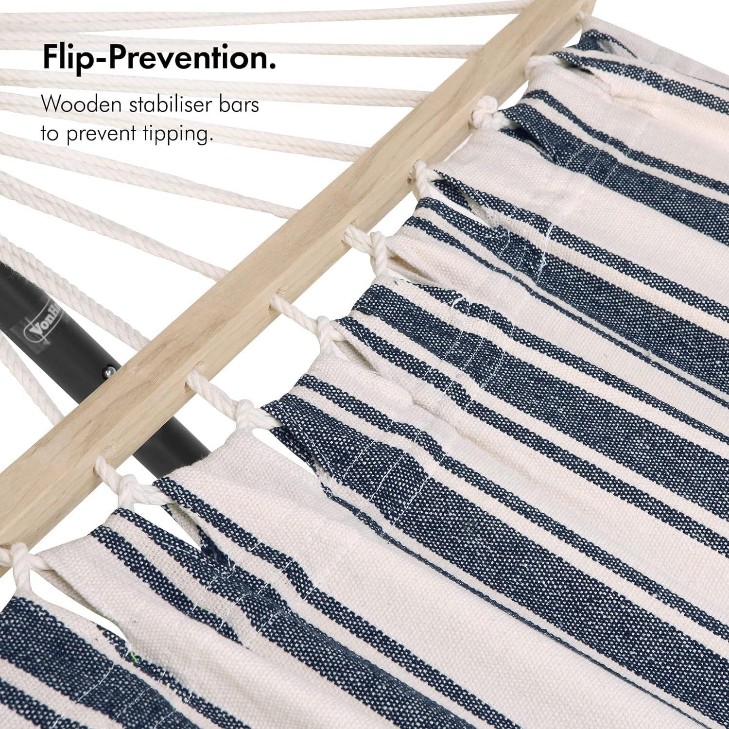 Multi - VonHaus - VonHaus Hammock With Metal Frame - 6