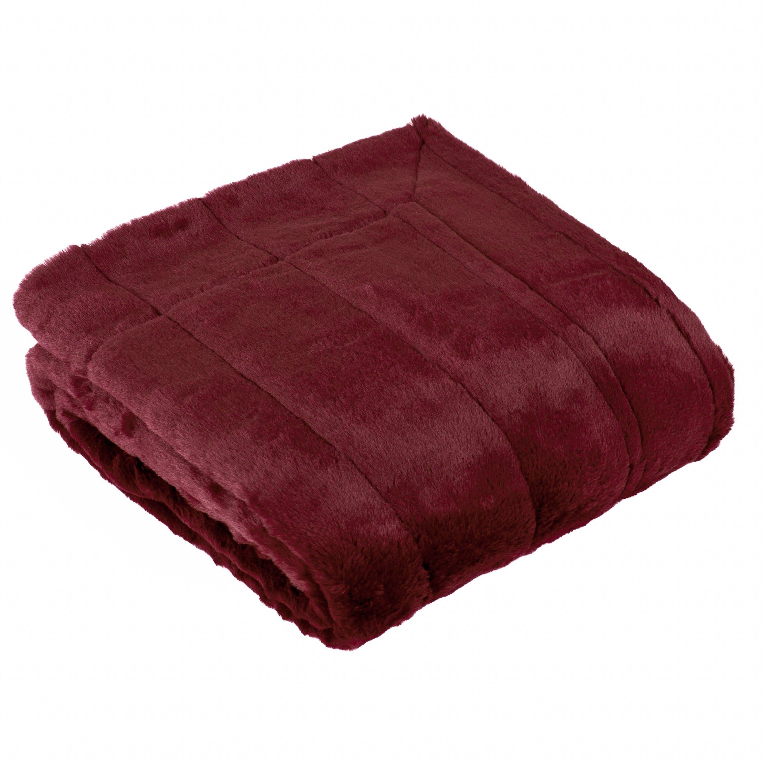 Ruby - Paoletti - Empress Faux Fur Throw - 1
