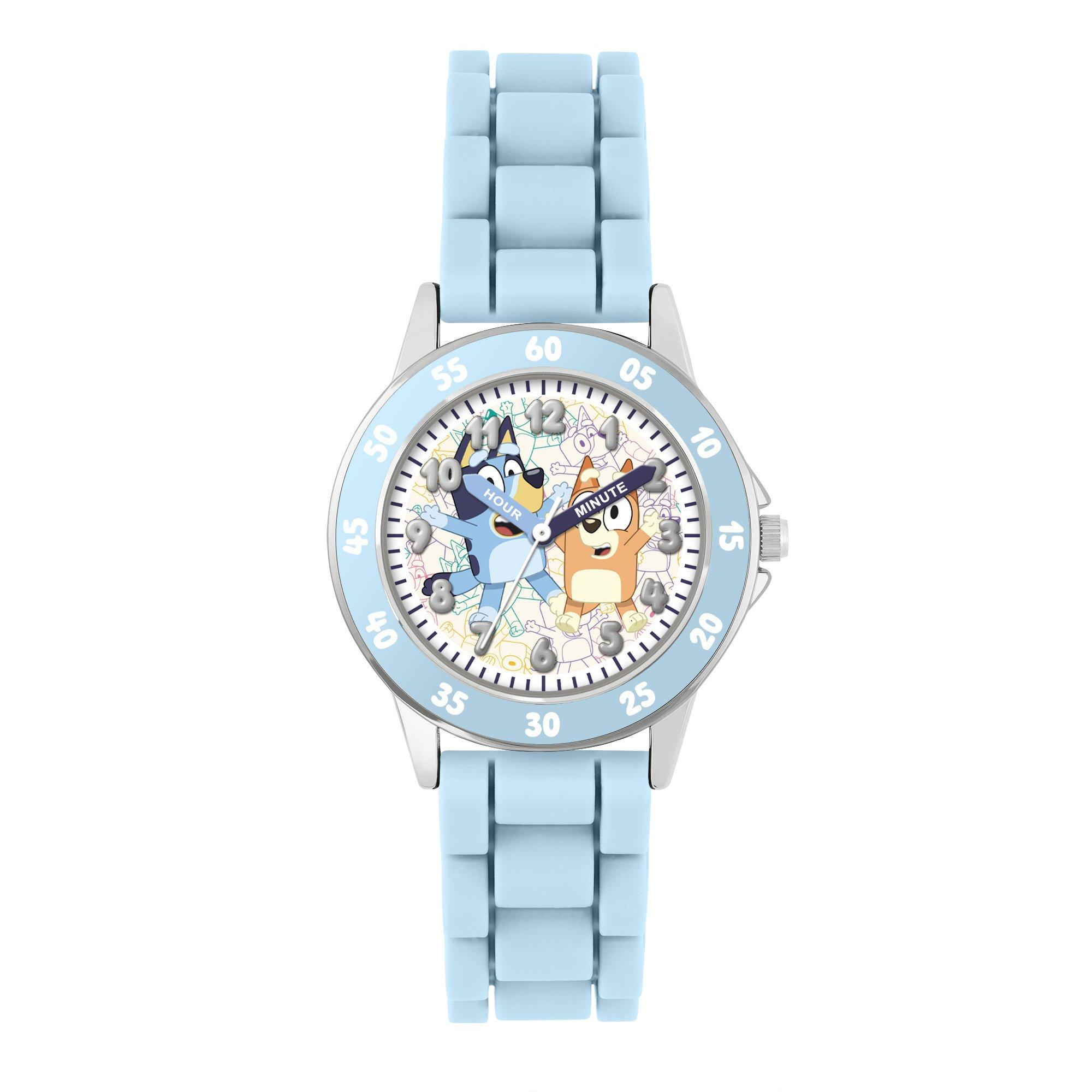 Blue - Bluey - Bluey Time Teacher Silicone Watch - 1