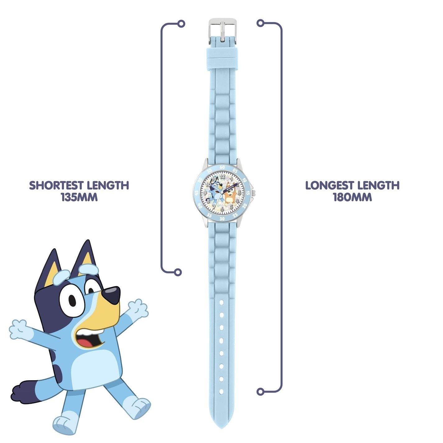 Blue - Bluey - Bluey Time Teacher Silicone Watch - 4