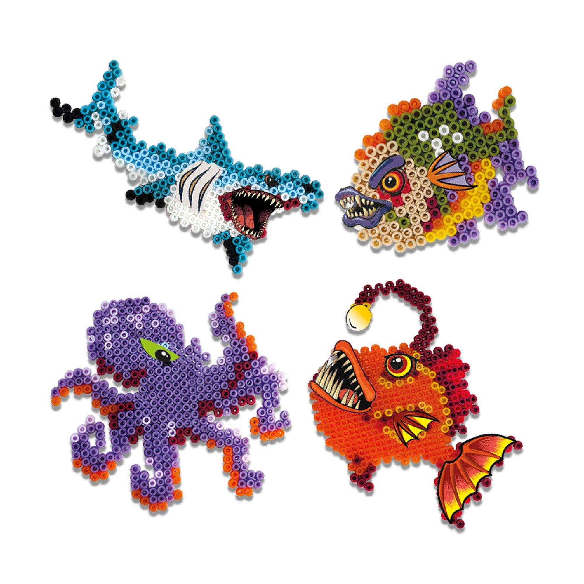 Multi - SES Creative - Iron on beads - Scary sea creatures - 4