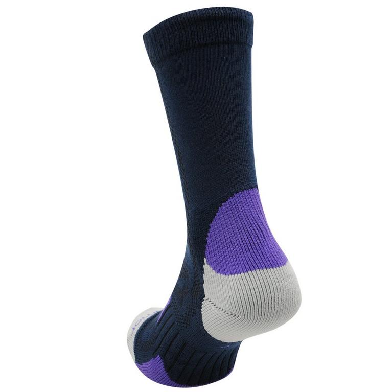 Marineblau/Lila - Karrimor - 2 Pack Walking Socks  Ladies - 3