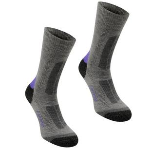 Grey/Purple - Karrimor - Trekking Socks Ladies - 1