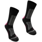 Noir/Fuchsia - Karrimor - 2Pk Trekking Socks Ladies - 1