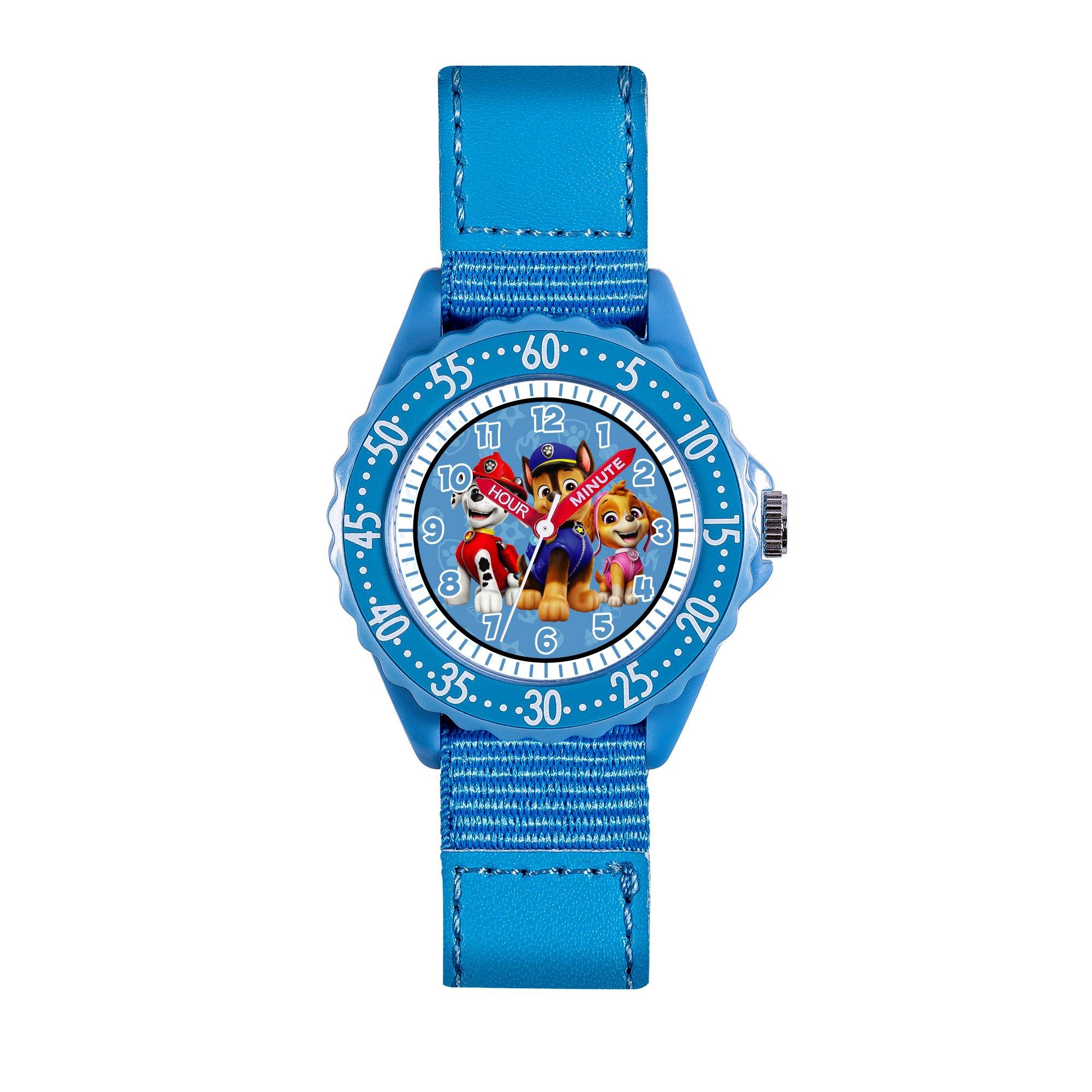 Blue - Paw Patrol - Paw Patrol Time Teacher Velcro Watch - 1