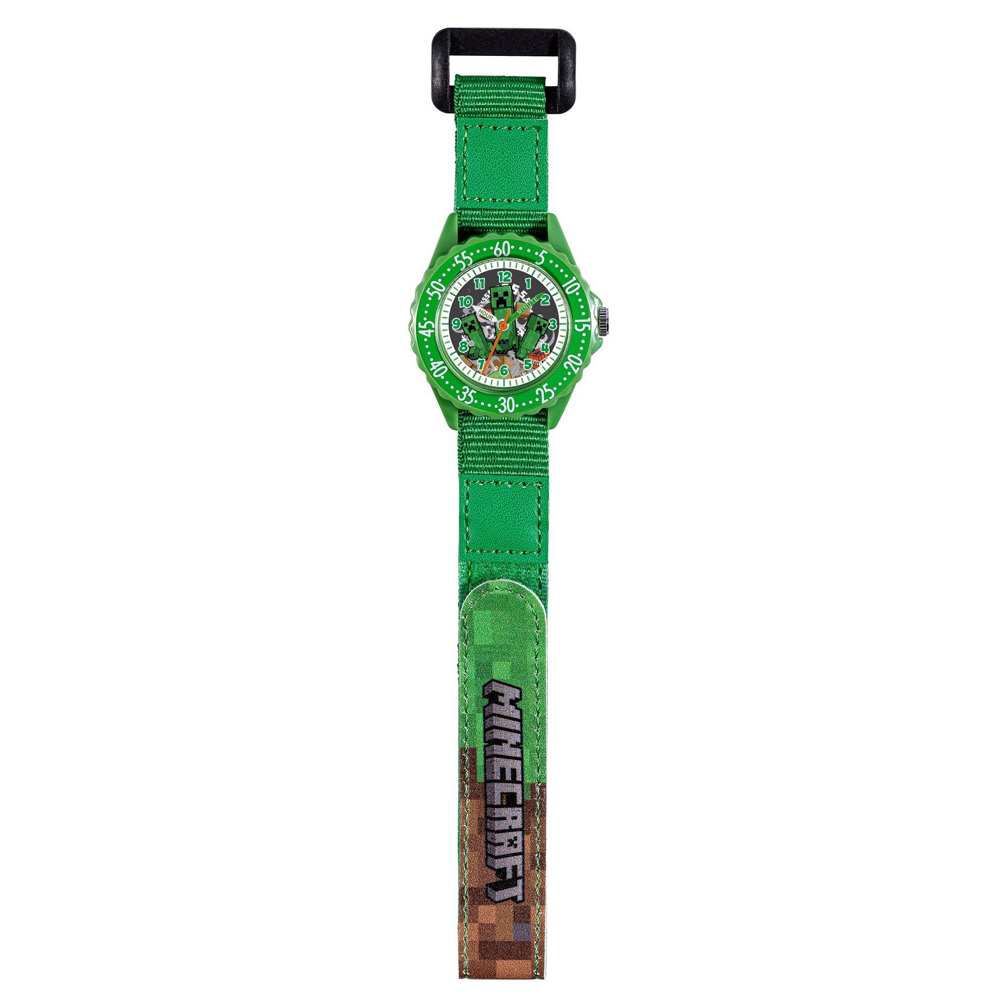 Green - Minecraft - Minecraft Creeper Time Teacher Watch - 2