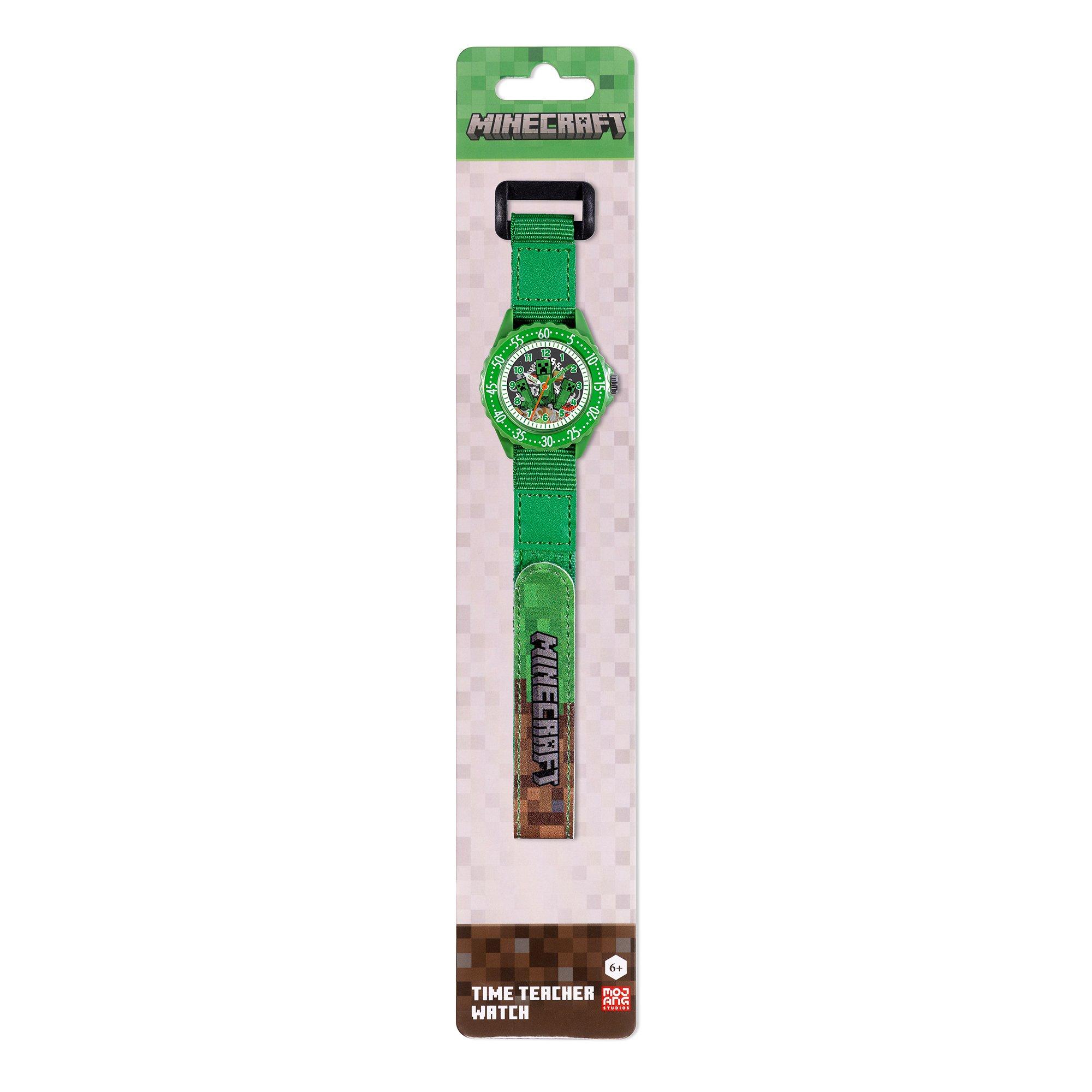 Green - Minecraft - Minecraft Creeper Time Teacher Watch - 3