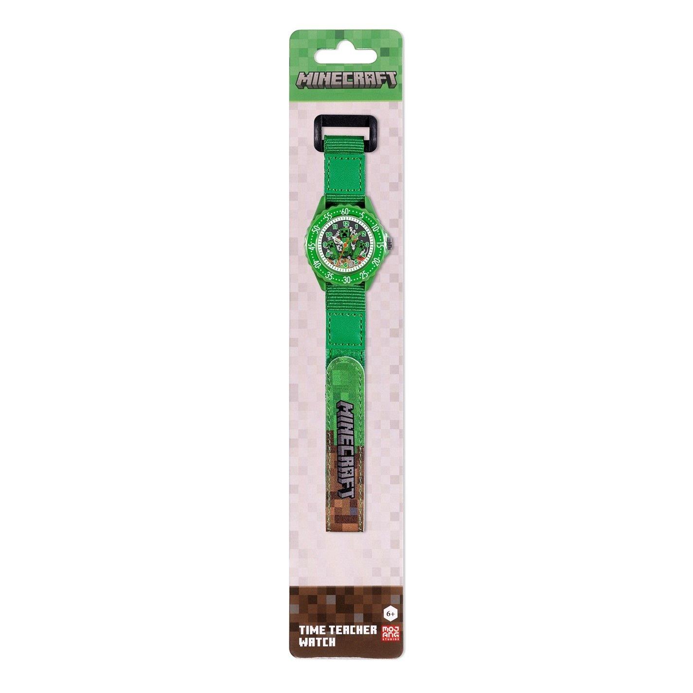 Green - Minecraft - Minecraft Creeper Time Teacher Watch - 5