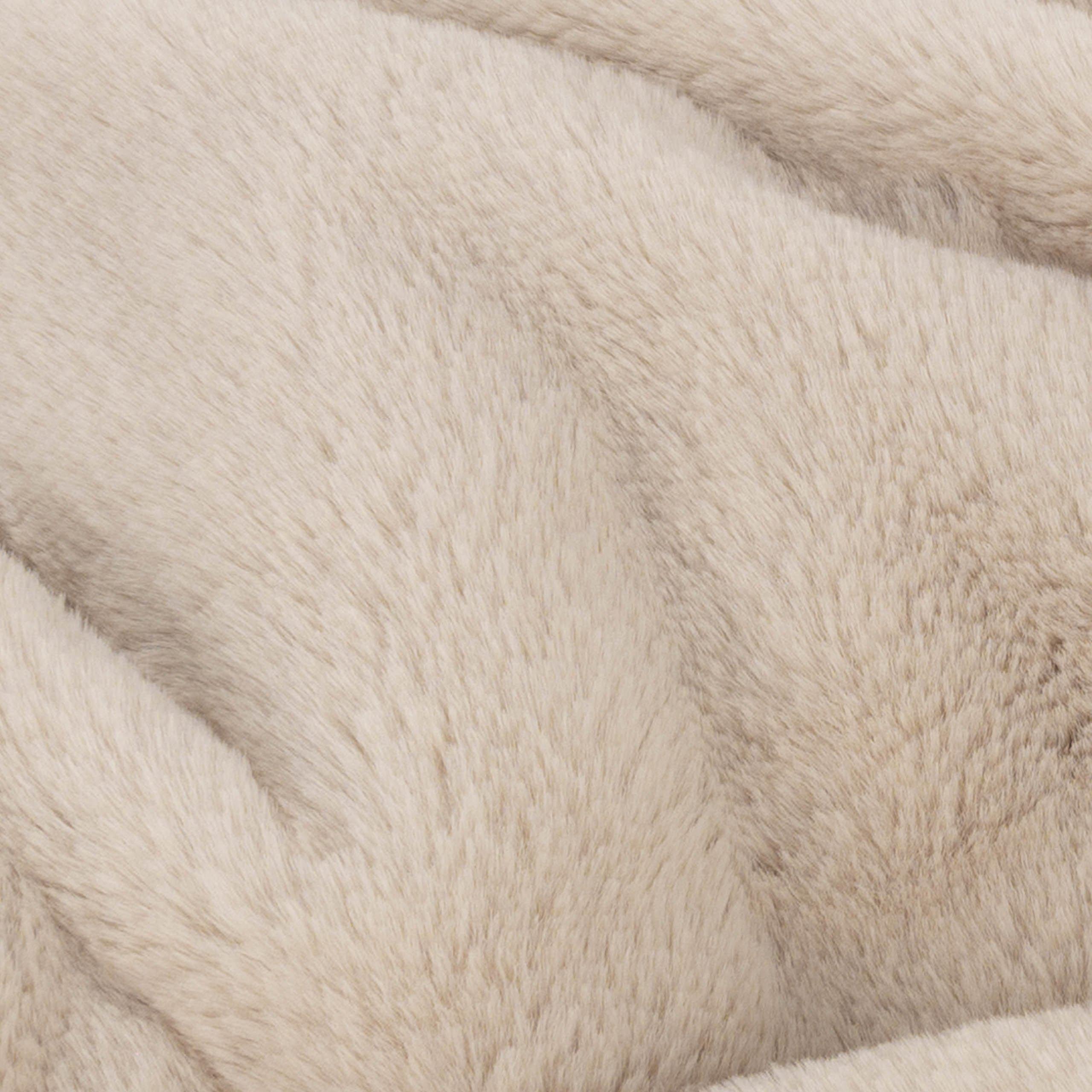 Natural - Furn - Kallu Double-Sided Faux-Fur Throw - 4