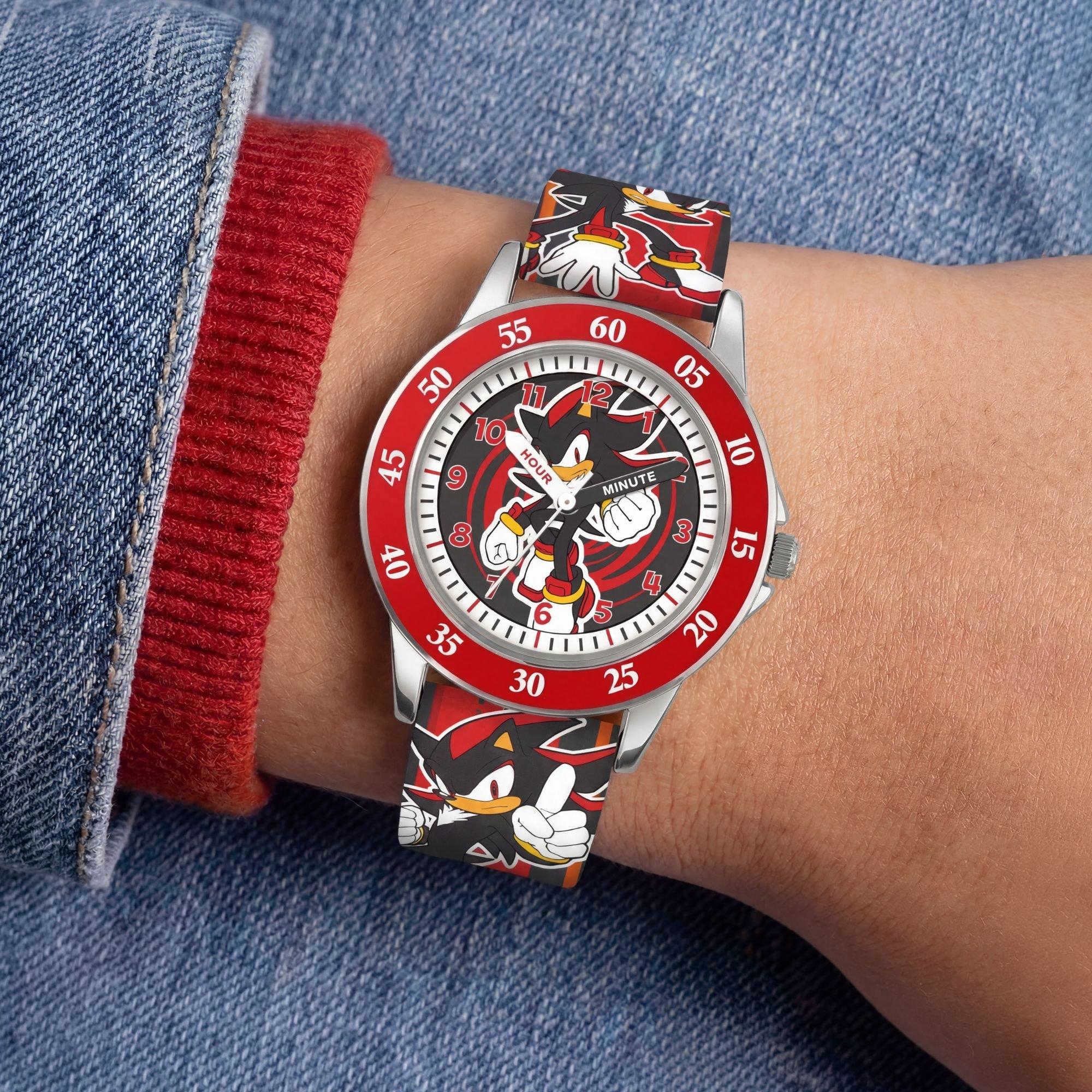 Red - Sonic - Shadow the Hedgehog Time Teacher Watch - 2