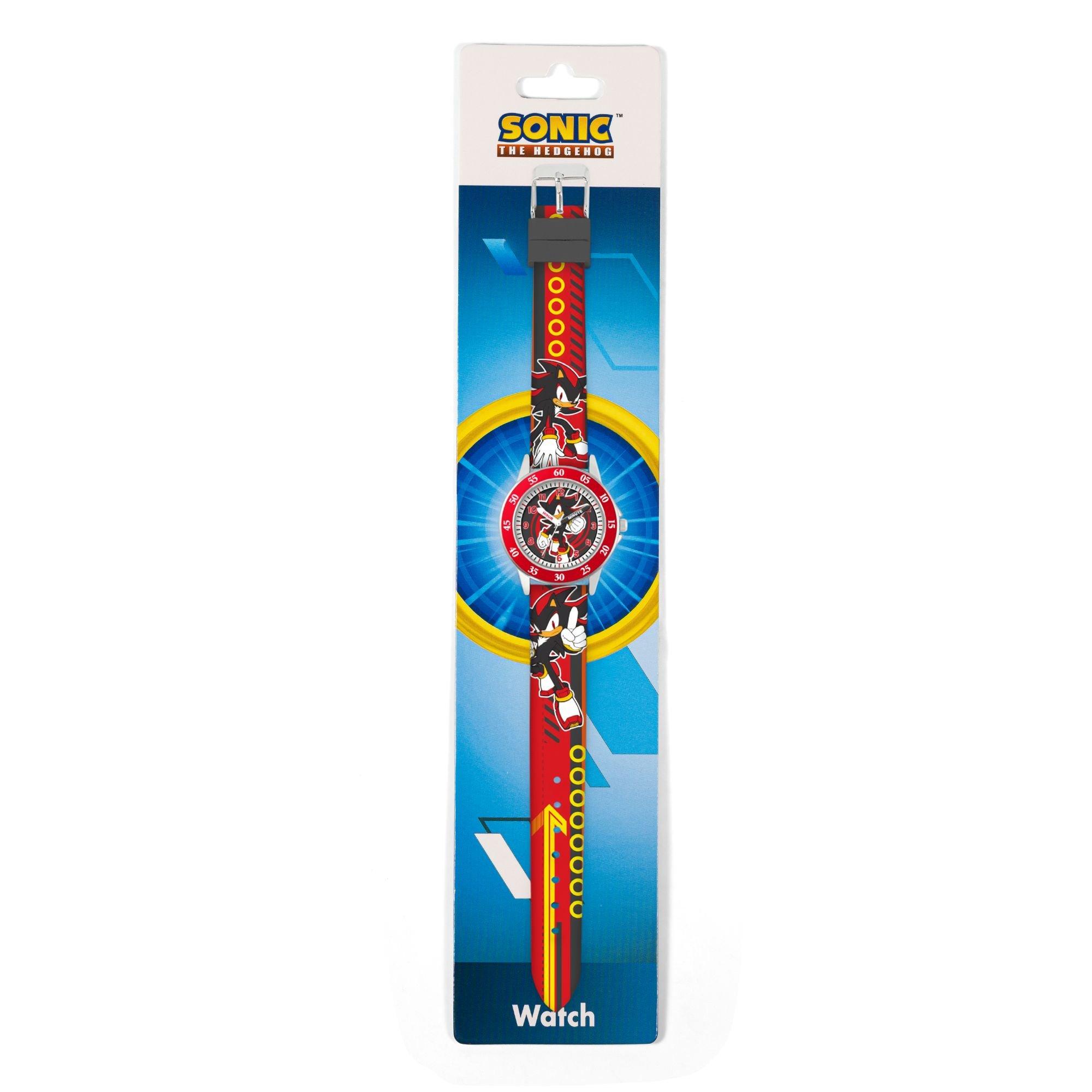 Red - Sonic - Shadow the Hedgehog Time Teacher Watch - 6