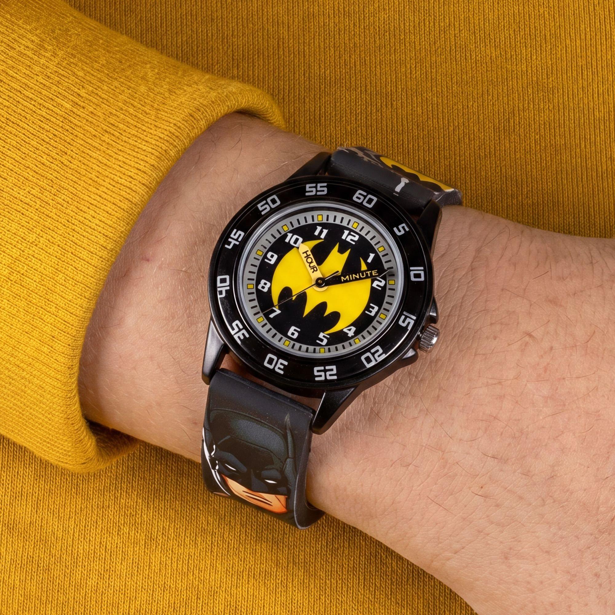 Black - Batman - Batman Time Teacher Silicone Watch - 2