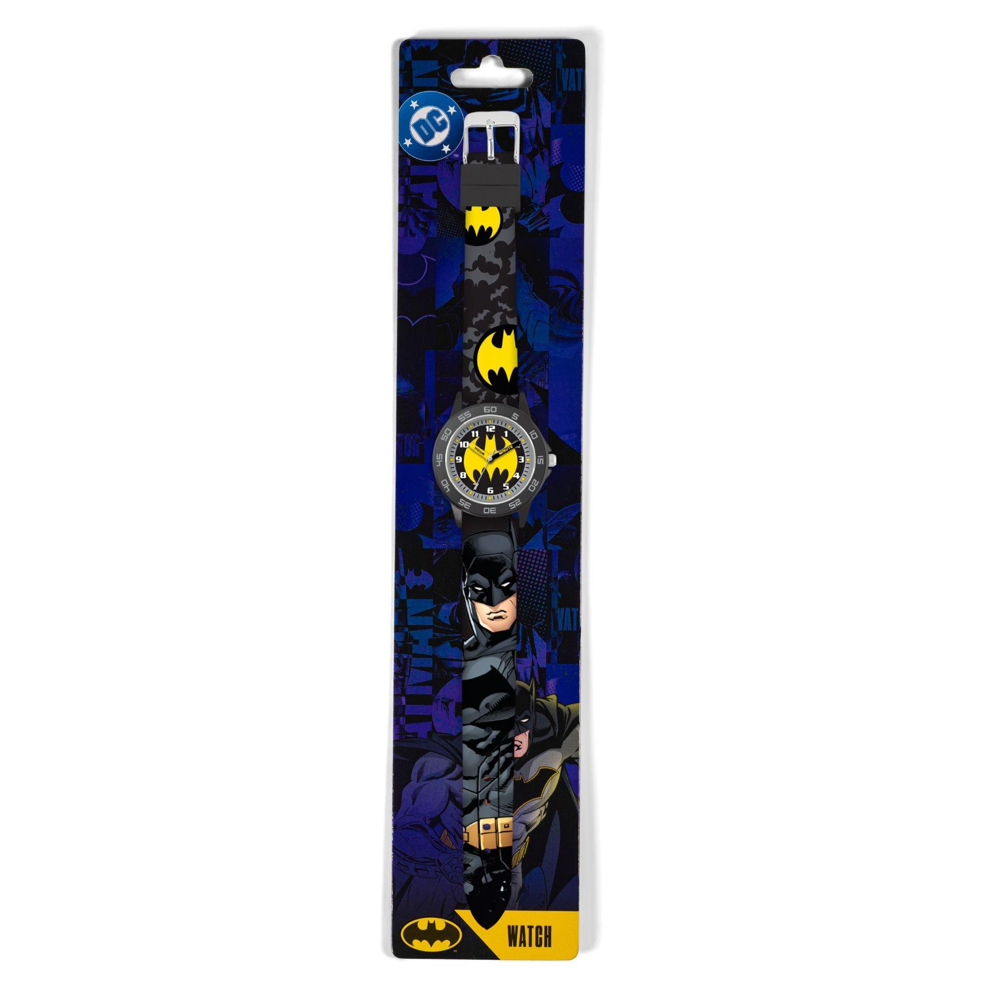 Black - Batman - Batman Time Teacher Silicone Watch - 6
