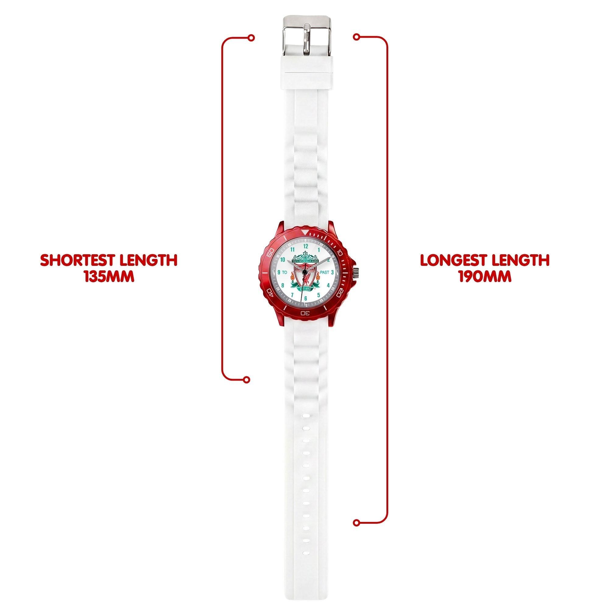 White - Liverpool FC - Liverpool FC White Time Teacher Watch - 3