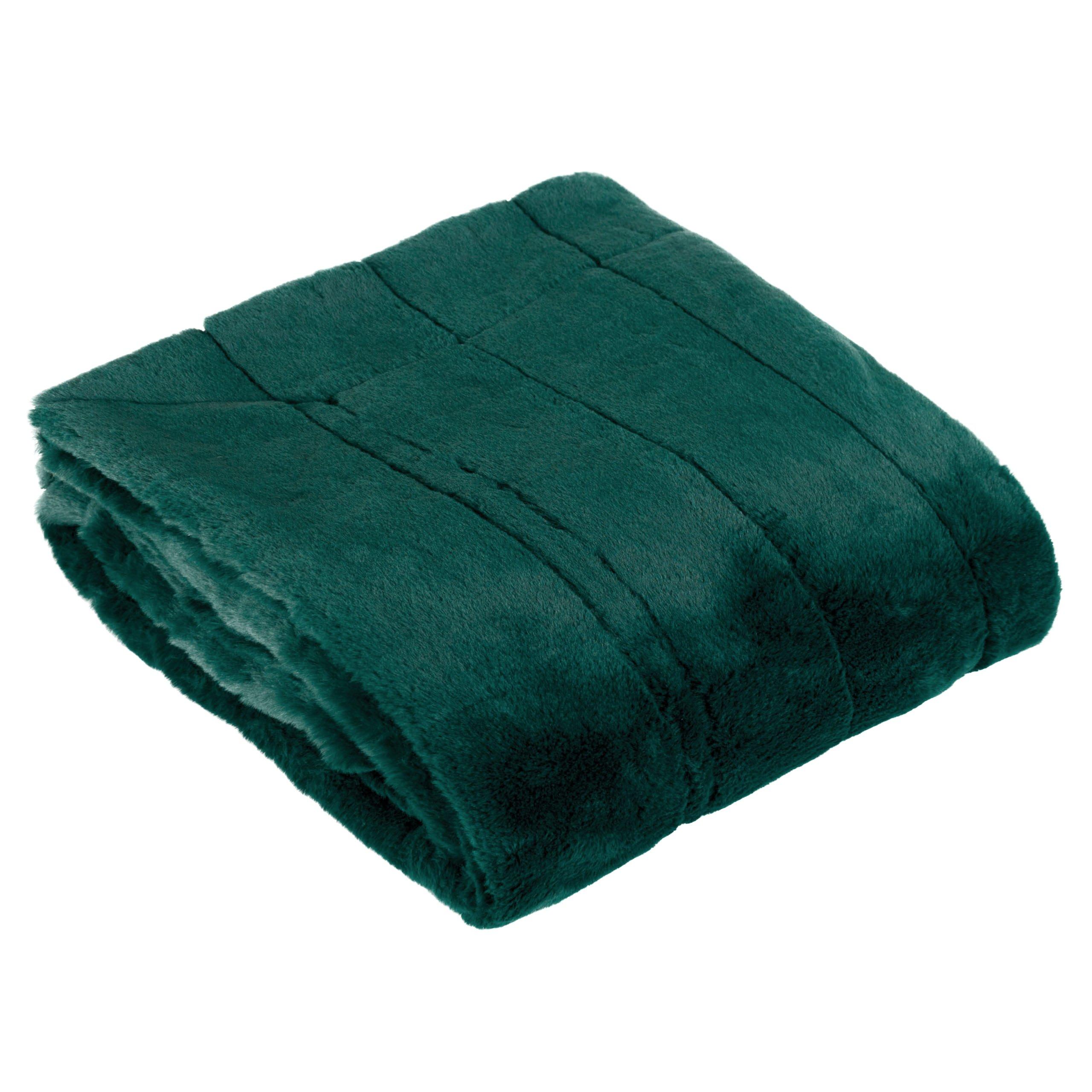 Emerald - Paoletti - Empress Faux Fur Throw - 3