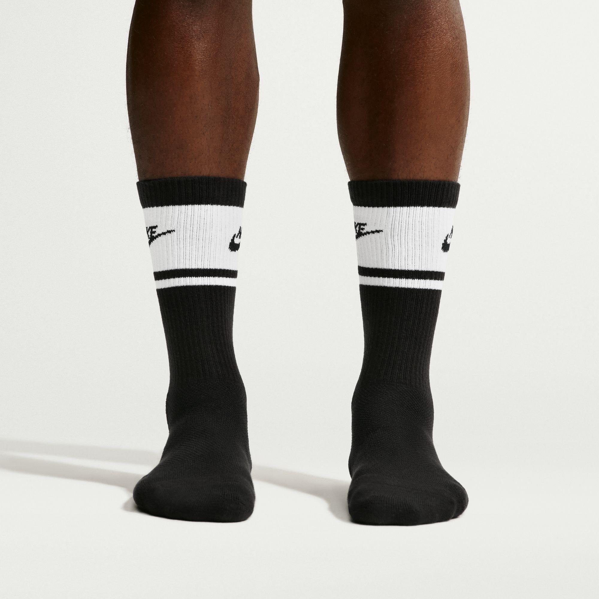 Multi-Color - Nike - Everyday Elevated Crew Socks (3 Pairs) - 8