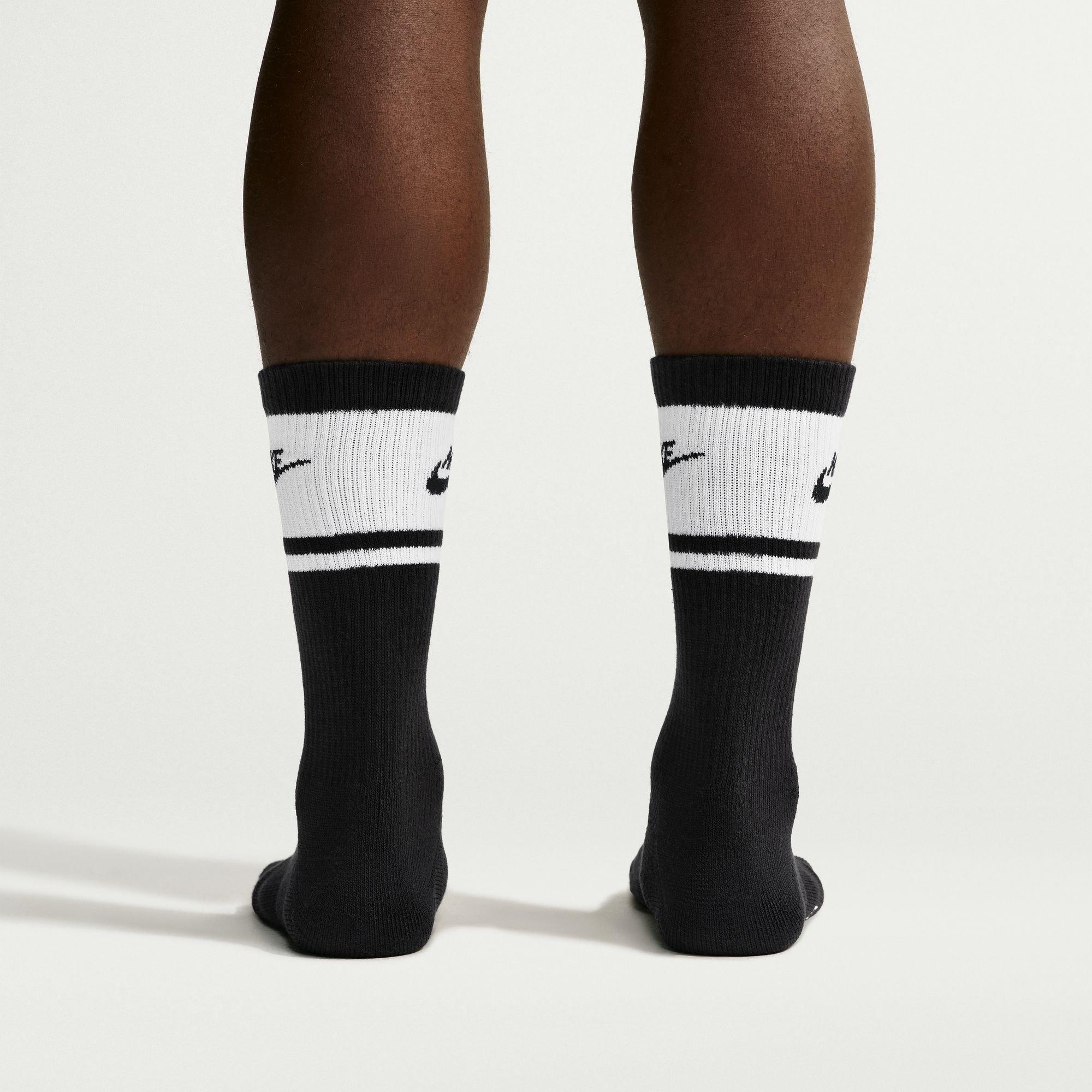 Multi-Color - Nike - Everyday Elevated Crew Socks (3 Pairs) - 9