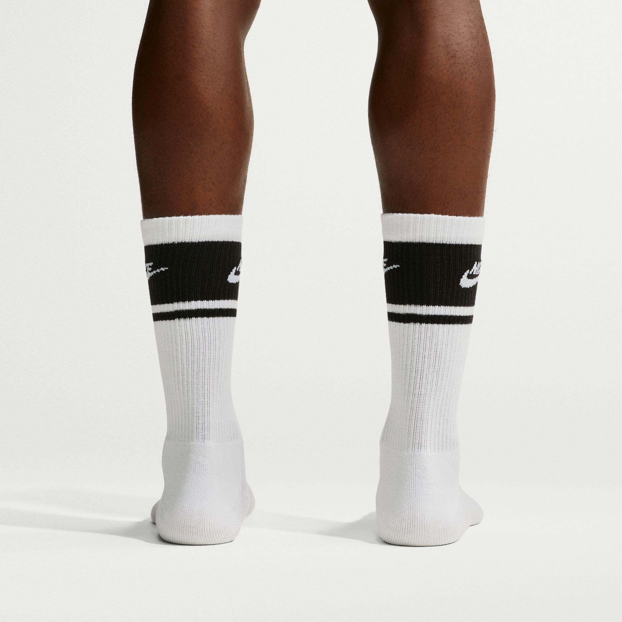 Multi-Color - Nike - Everyday Elevated Crew Socks (3 Pairs) - 9