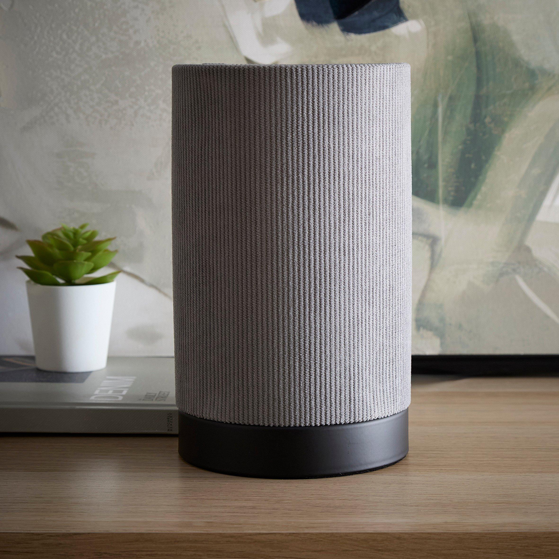 Grey - K Living - Malta Grey Velvet with Dimpled T/L - 1