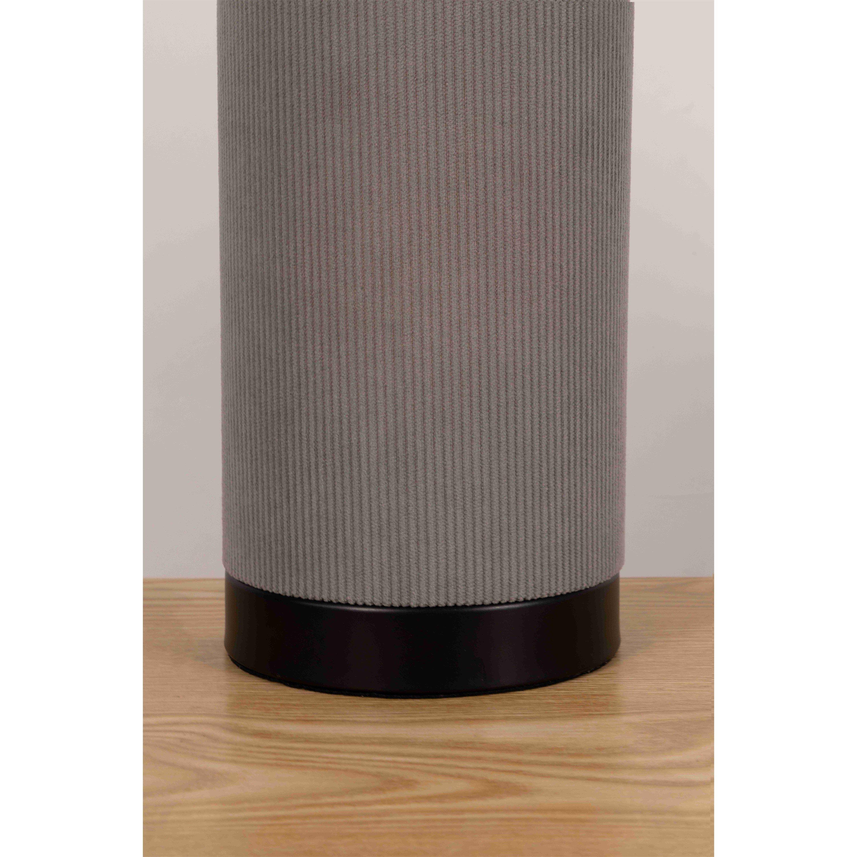 Grey - K Living - Malta Grey Velvet with Dimpled T/L - 4