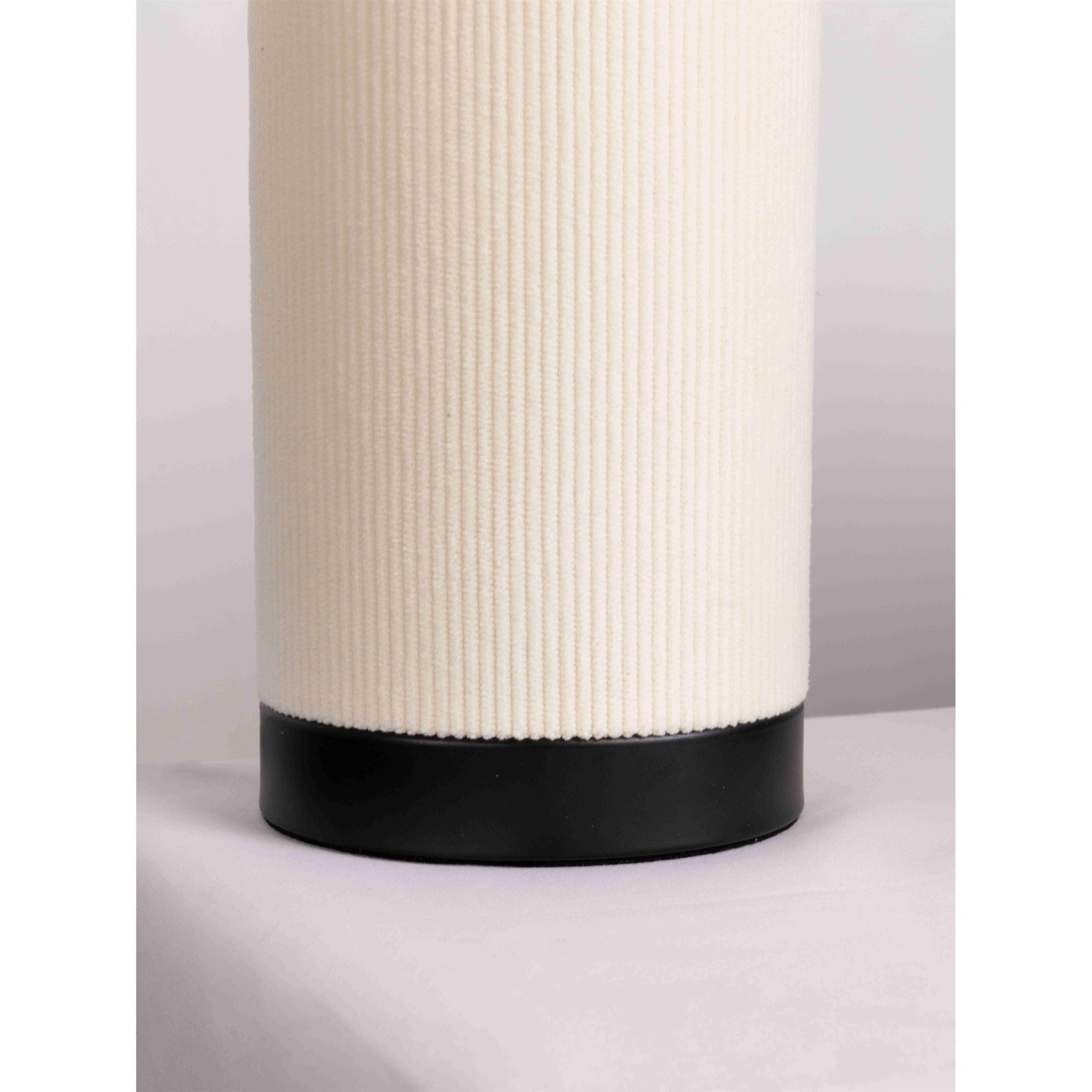 Cream - K Living - Malta Cream Velvet with Dimpled T/L - 4