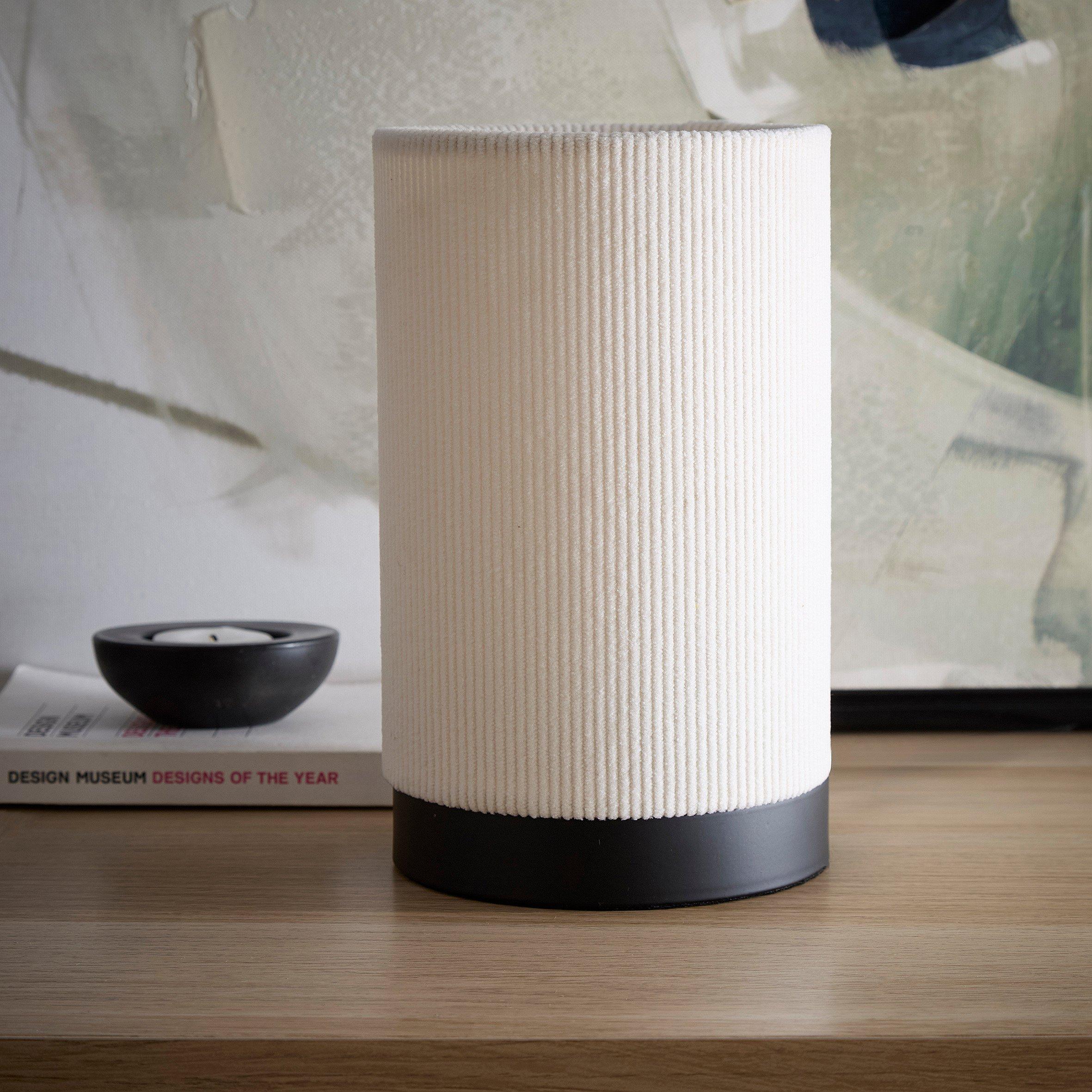 White - K Living - Malta White Velvet with Dimpled T/L - 1