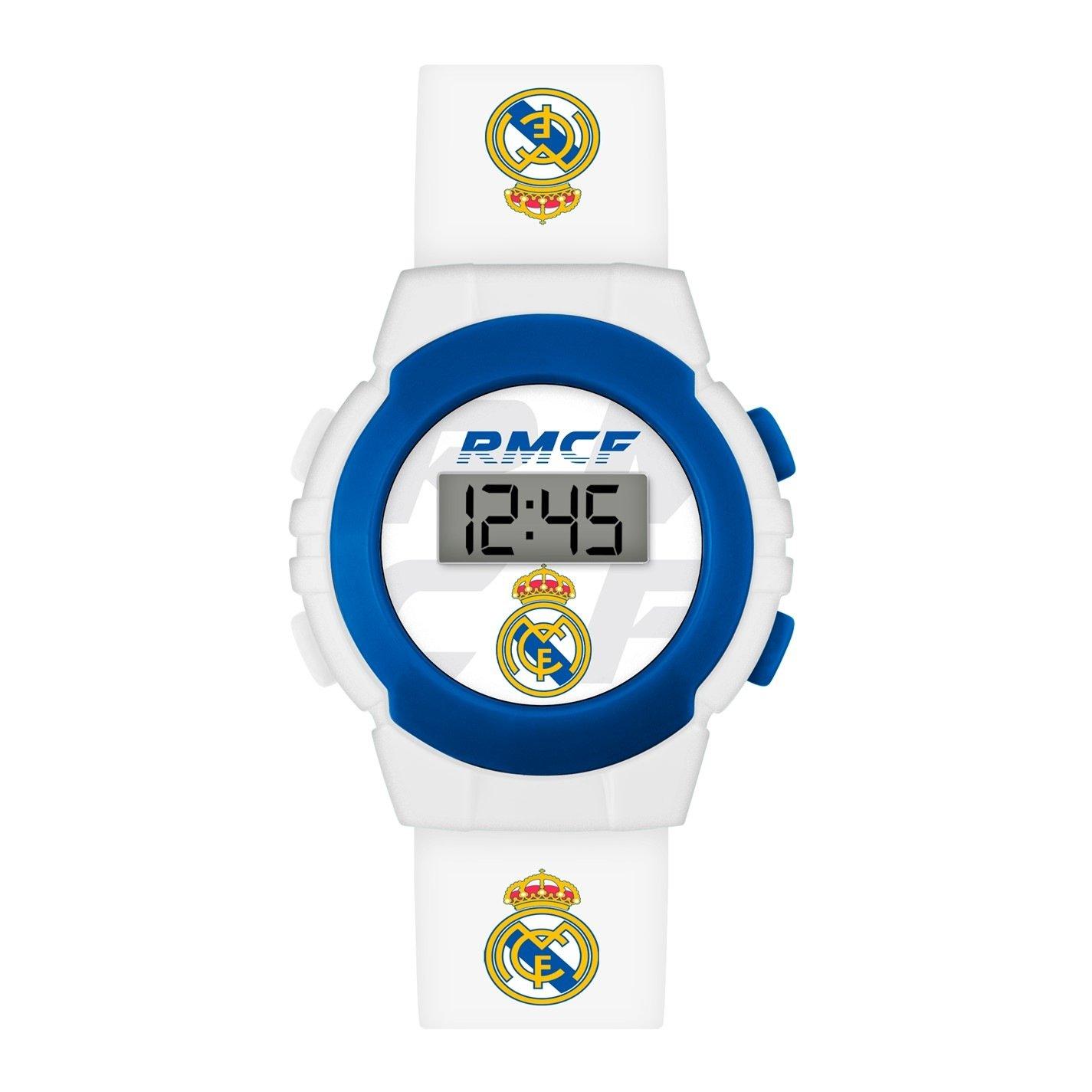 Football Unisex Kids Multicoloured/White Official Real Madrid Fc Digital Watch Rm00014 - Stainless Steel - Image 3