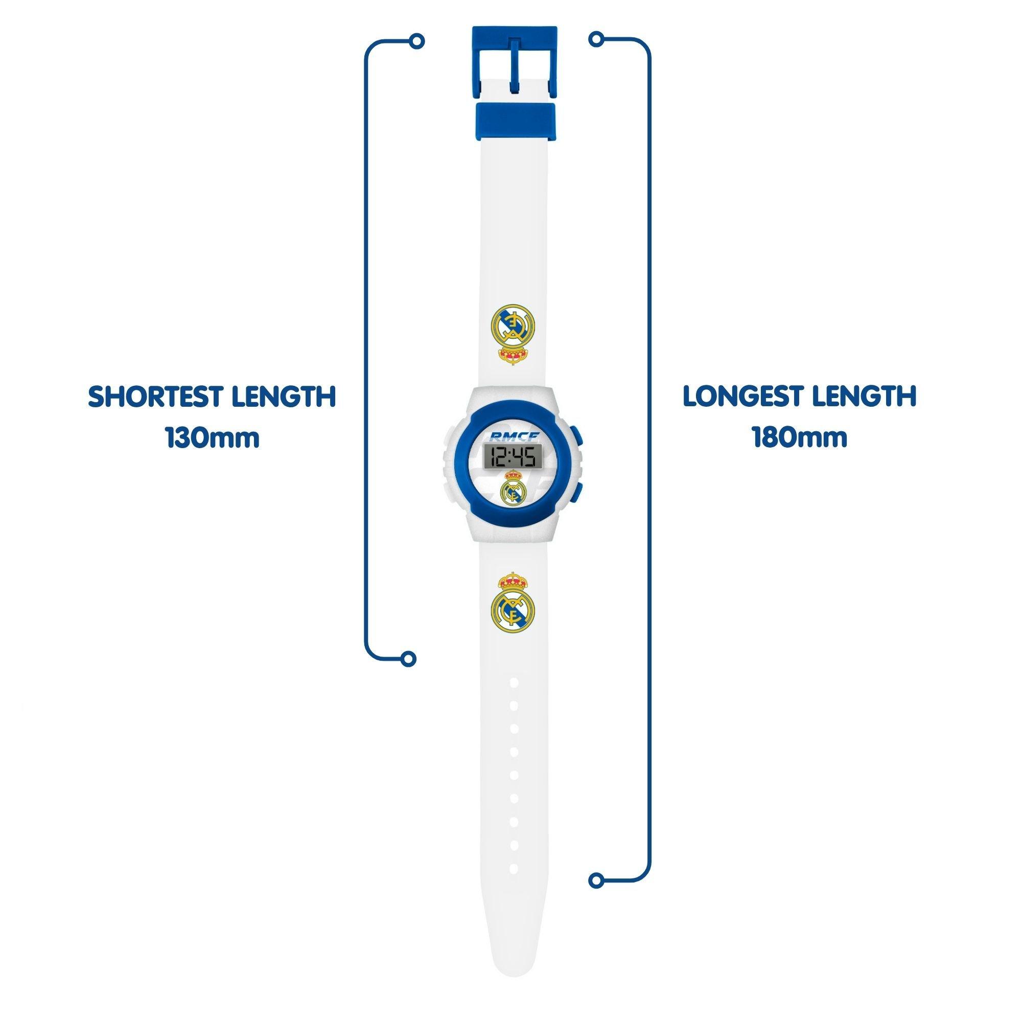 White - Real Madrid FC - Real Madrid FC Digital Strap Watch - 4