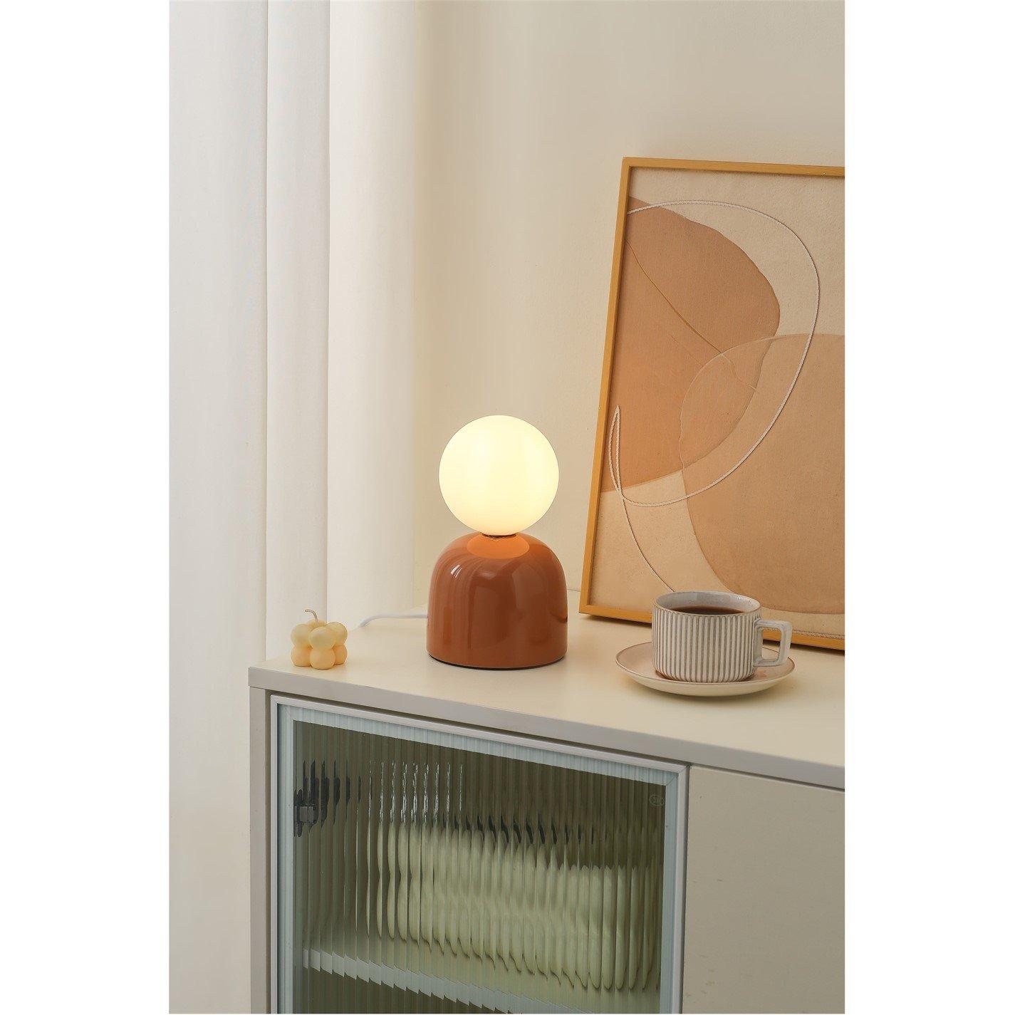 Brown - K Living - Manila Brown Ceramic Table Lamp - 3