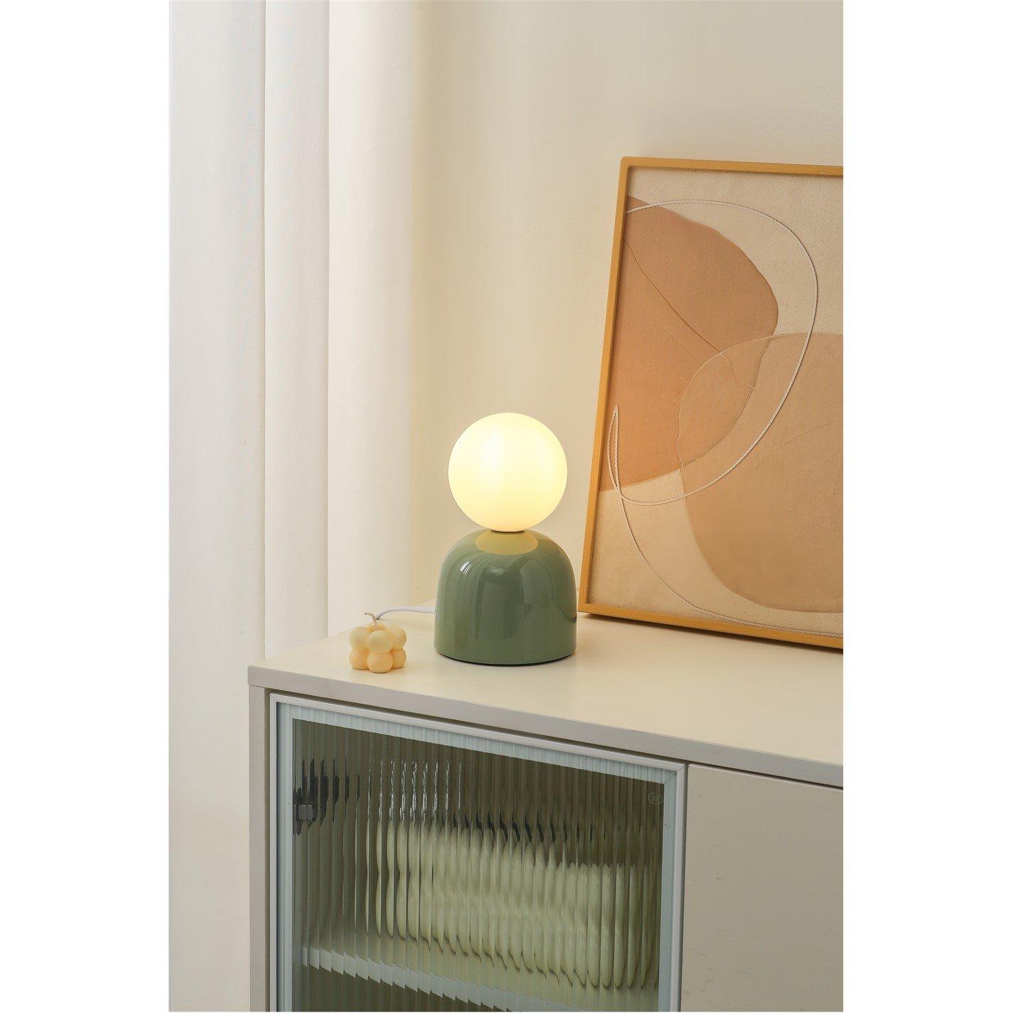 Green - K Living - Manila Green Ceramic Table Lamp - 3