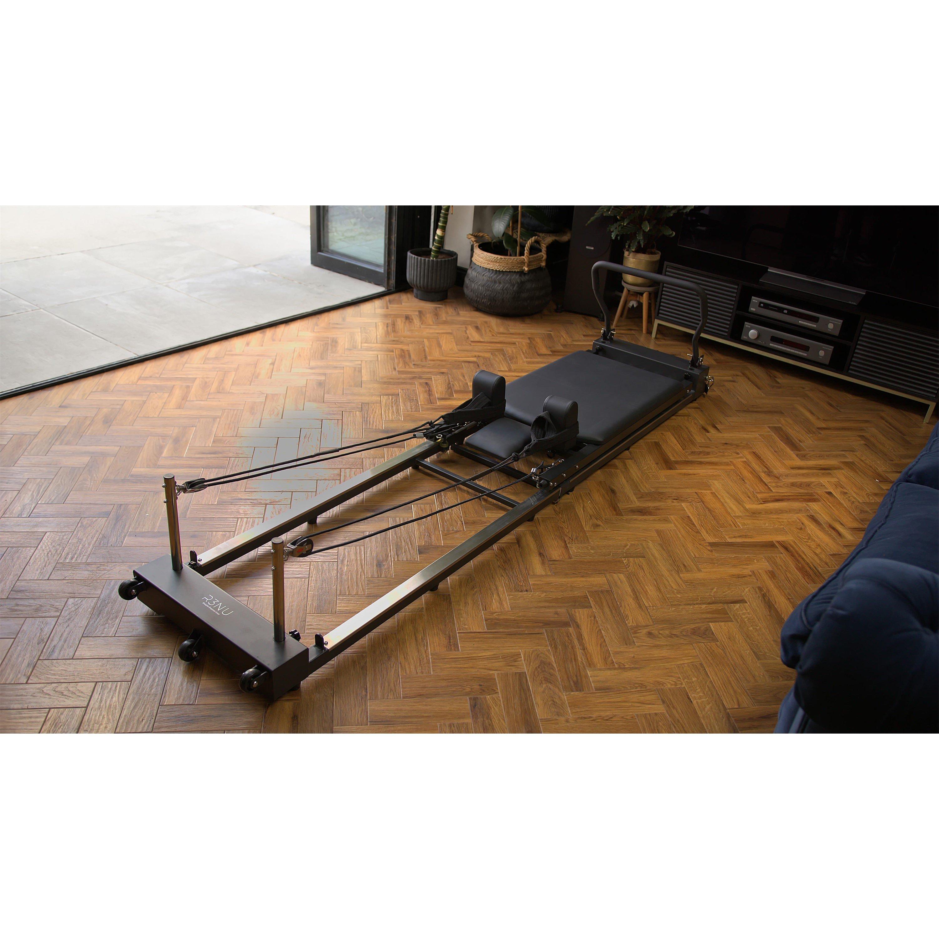 Black - R3NU - R3NU Foldable Pilates Reformer - 11