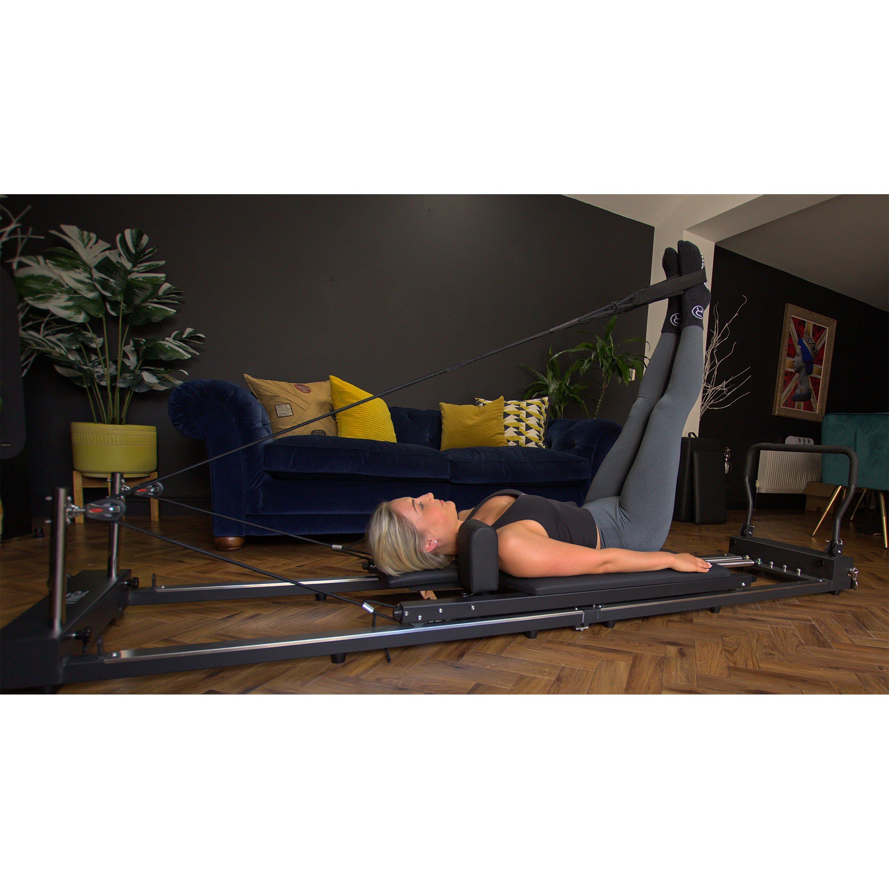 Black - R3NU - R3NU Foldable Pilates Reformer - 9