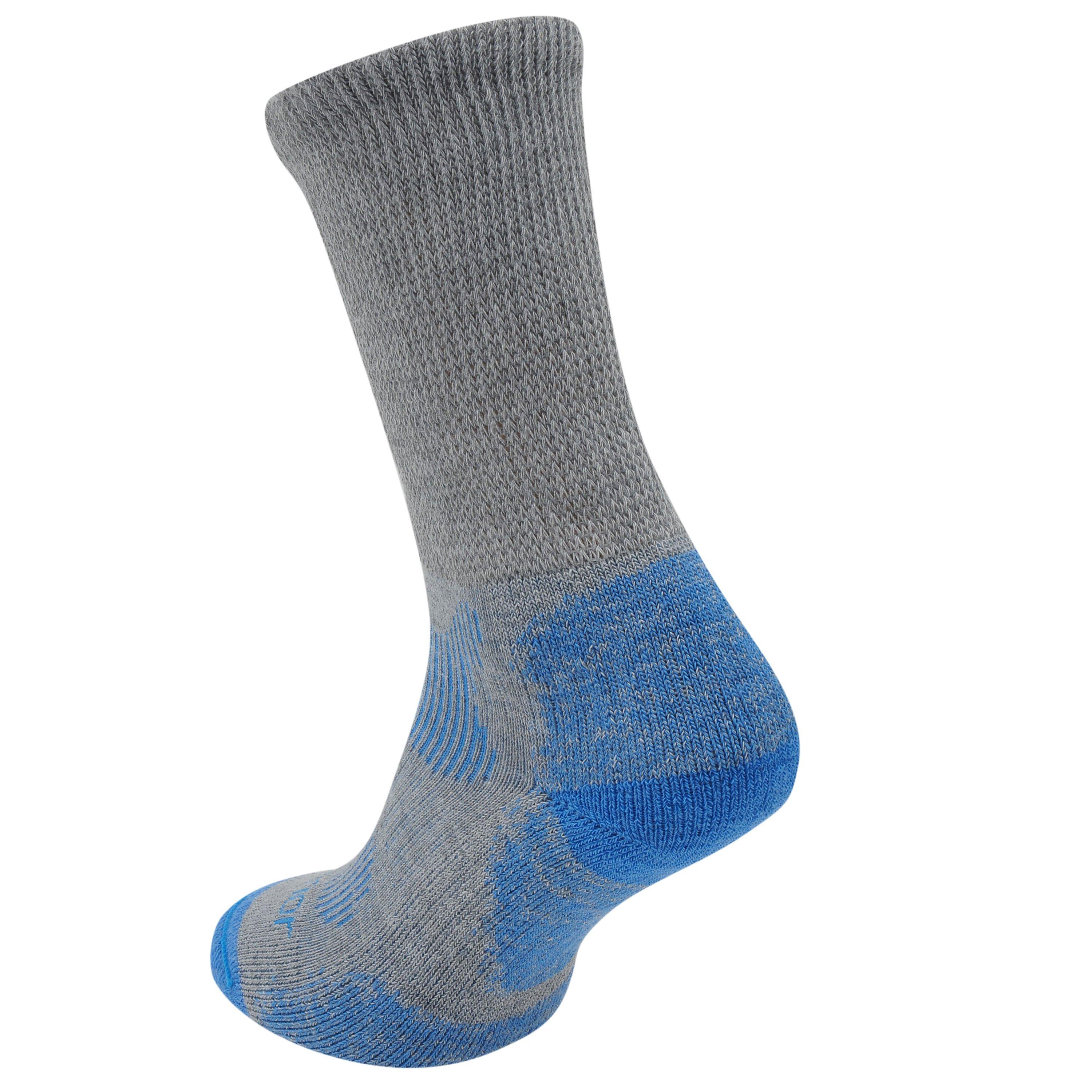 Cinzento/Azul - Karrimor - Merino Fibre Lightweight Walking Socks Womens - 2