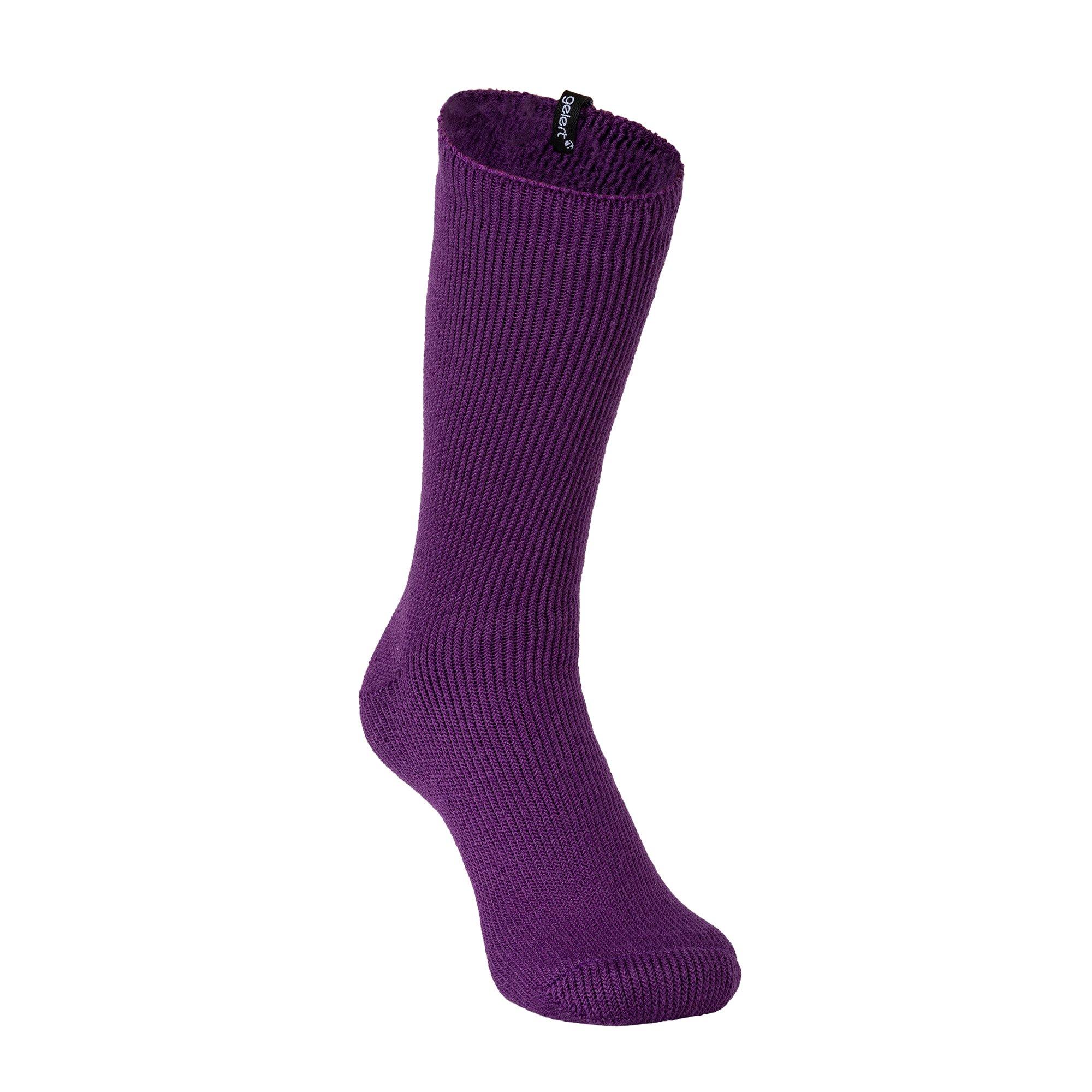 Gelert Women's Heat Wear Socks - Purple - Ladies 4-8