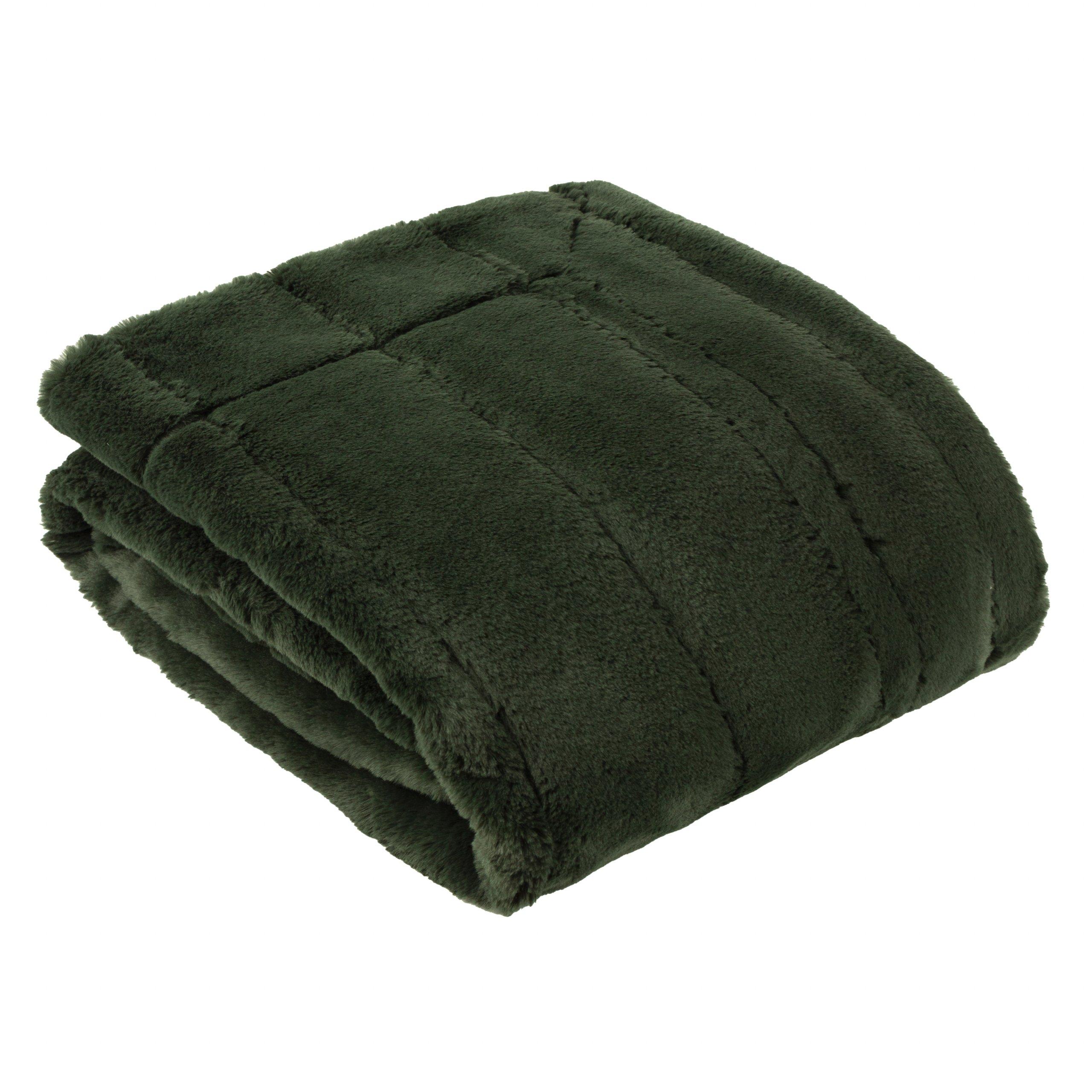 Pine - Paoletti - Empress Faux Fur Throw - 4