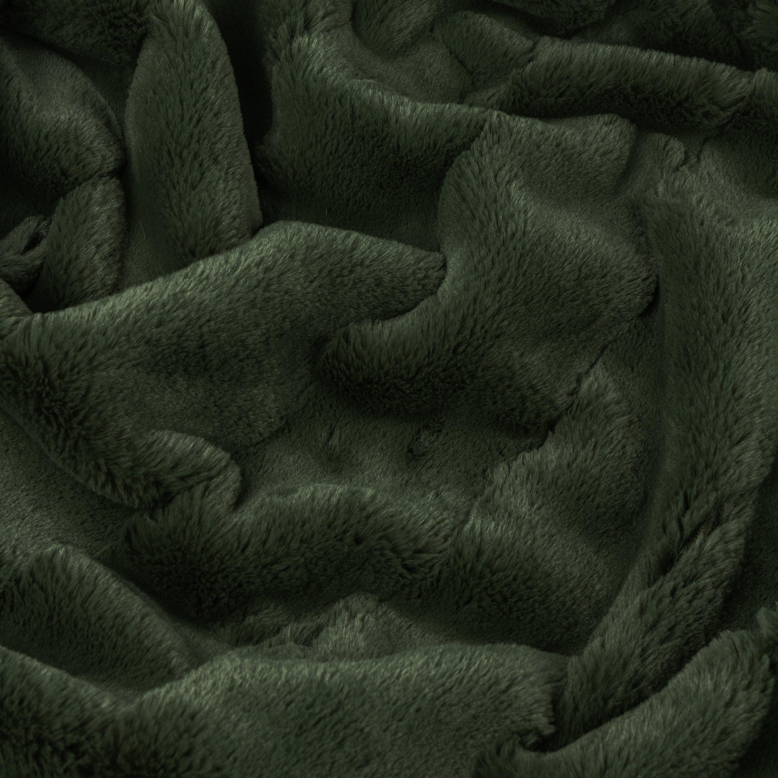 Pine - Paoletti - Empress Faux Fur Throw - 5