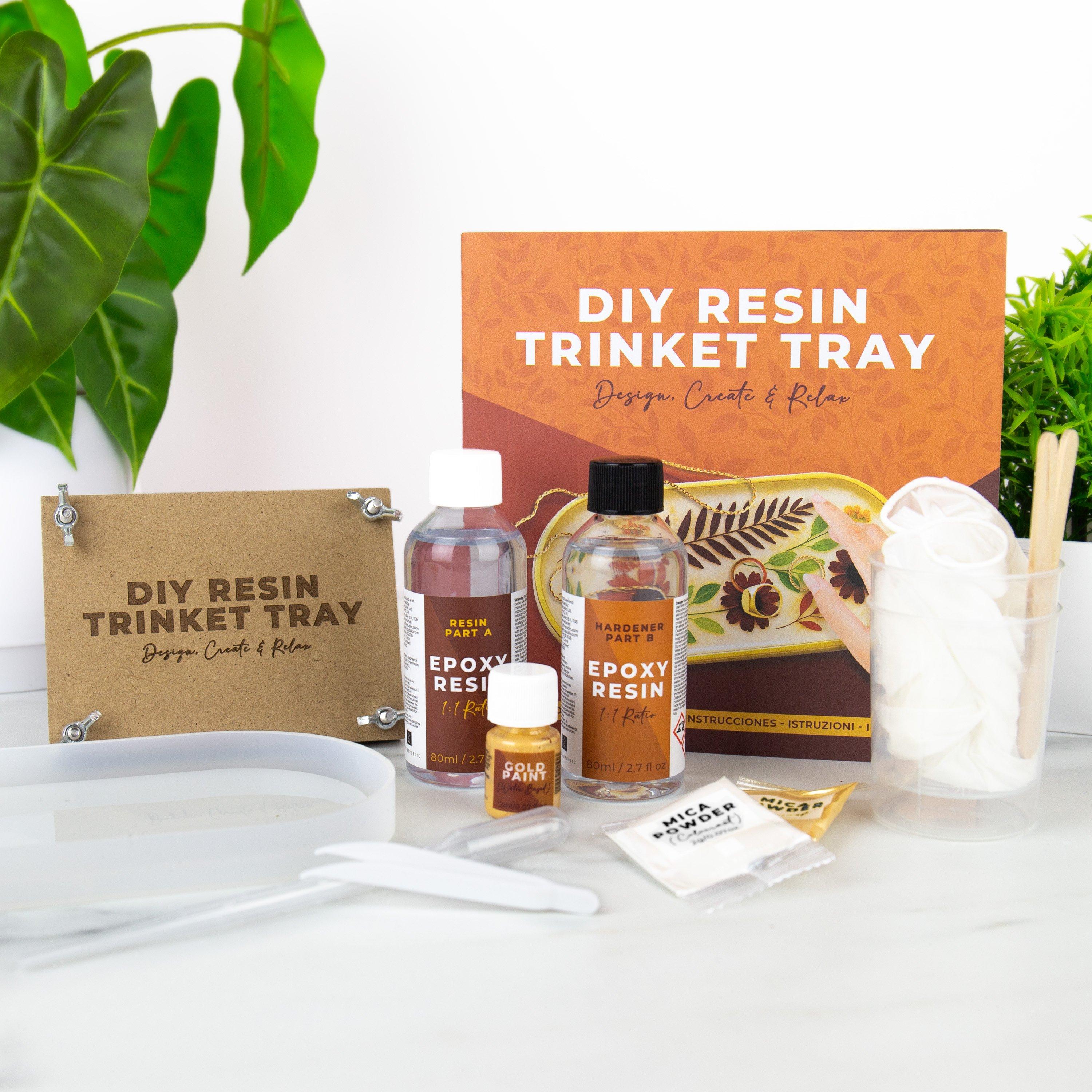 Multi - Gift Republic - DIY Resin Trinket Tray Kit - 3