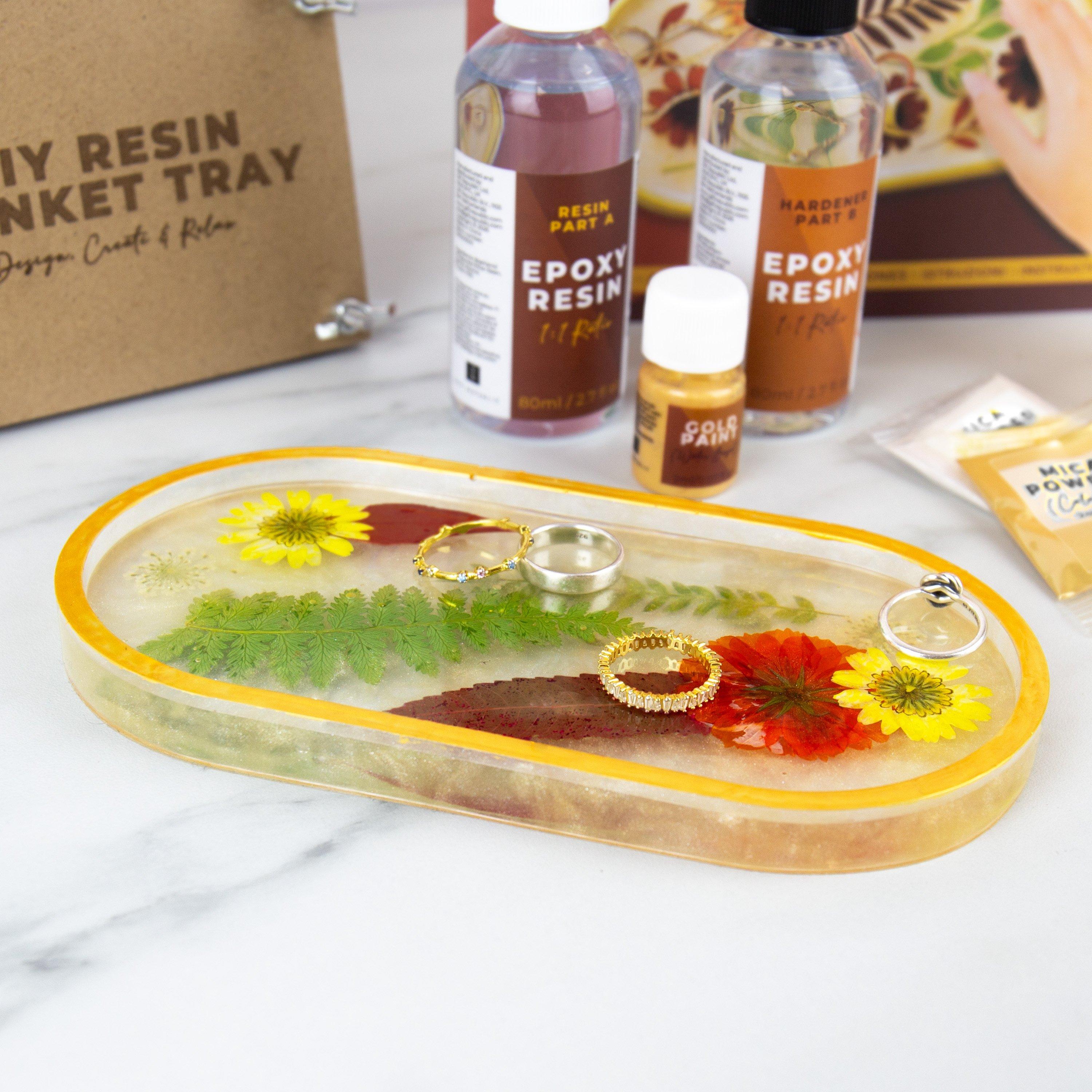 Multi - Gift Republic - DIY Resin Trinket Tray Kit - 4