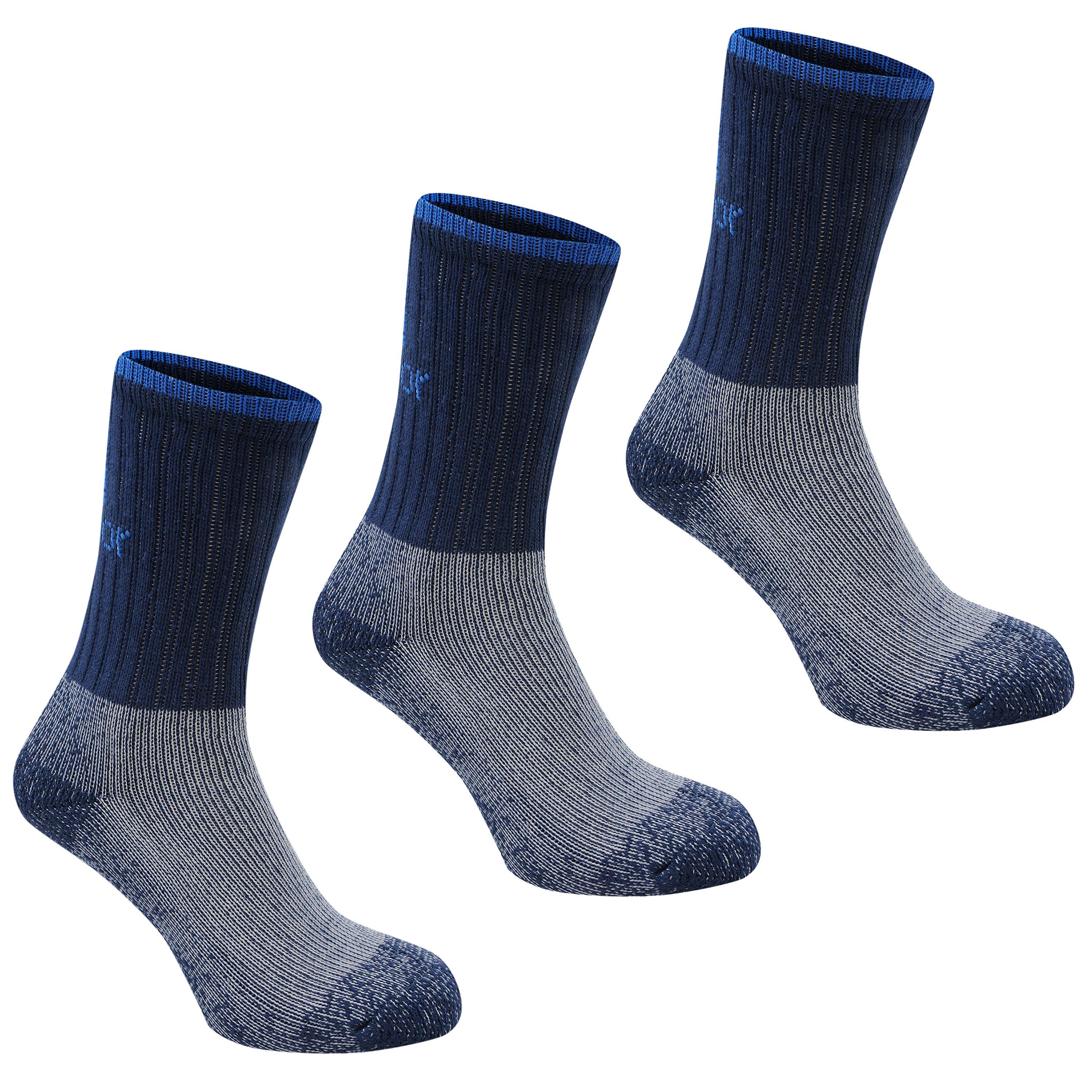 Karrimor  Kids Heavyweight Boot Sock 3 Pack Junior - Navy - Junior 1-6