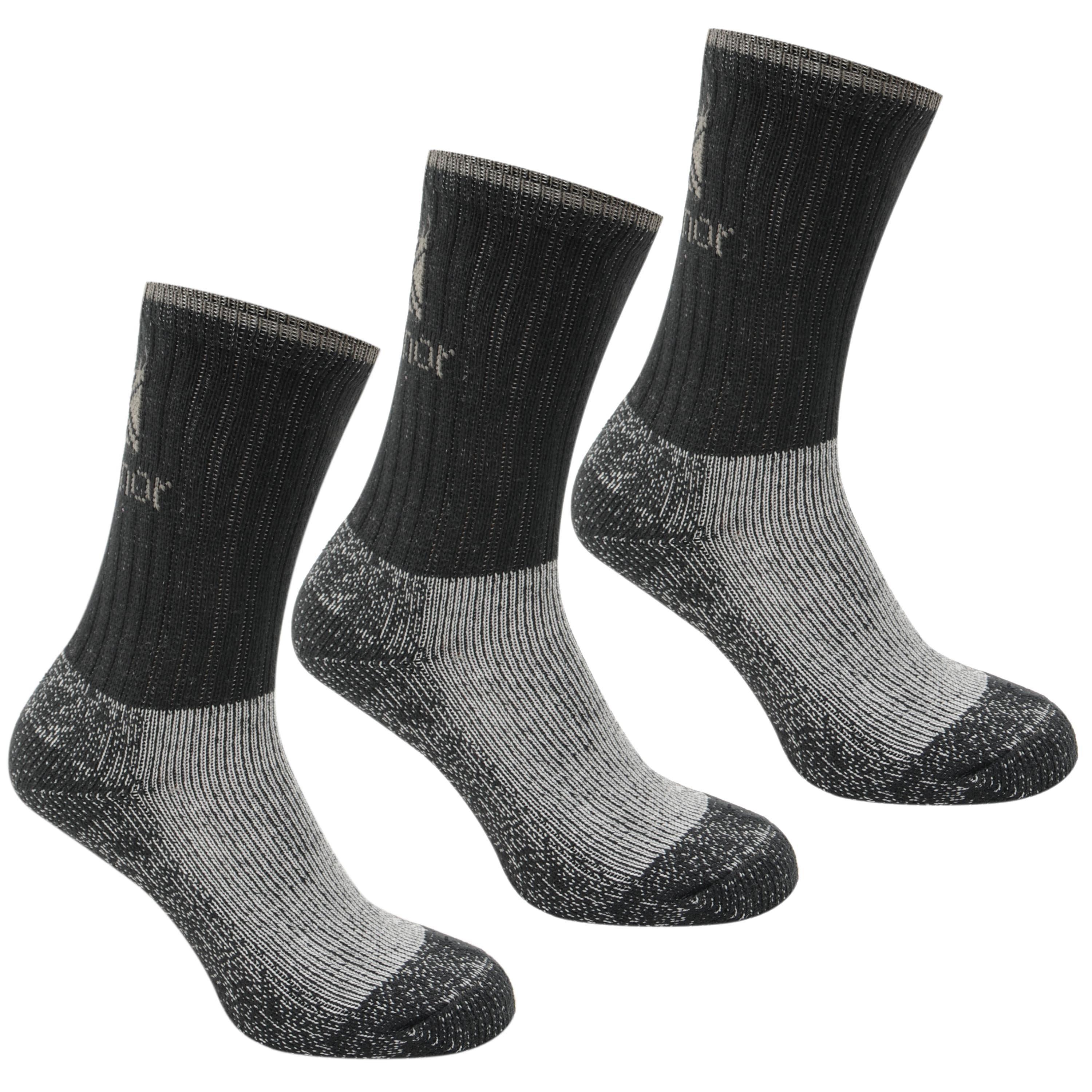 Karrimor Women's Heavyweight Boot Sock 3 Pack - Black - Ladies 4-8