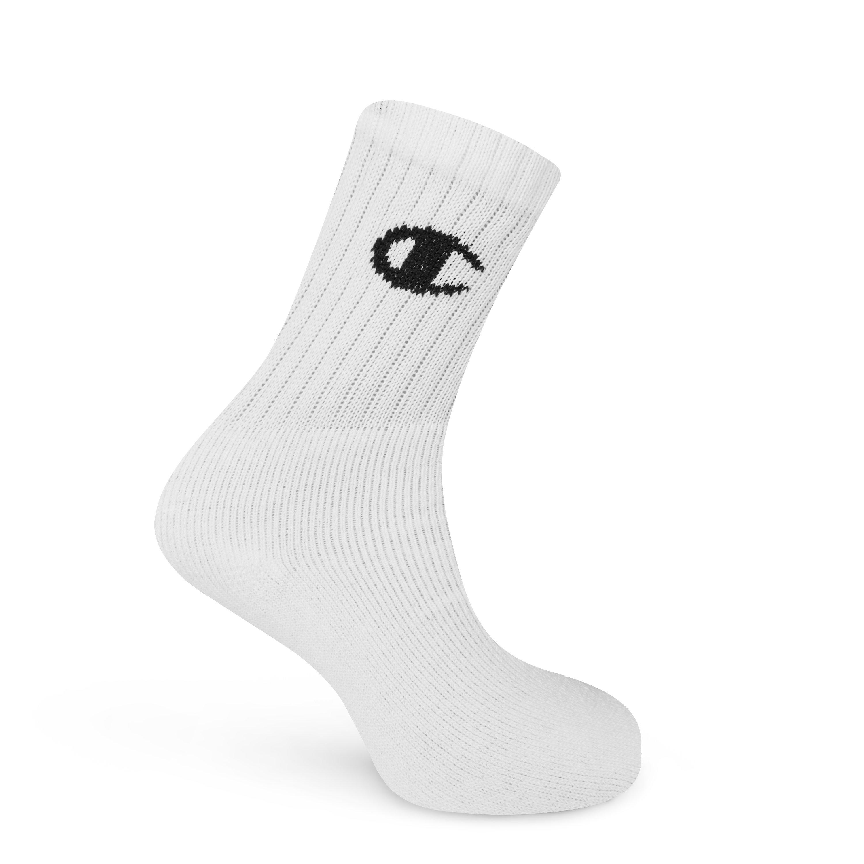 Oxg/Wht/Nbk - Champion - Kids' Crew Socks - 2