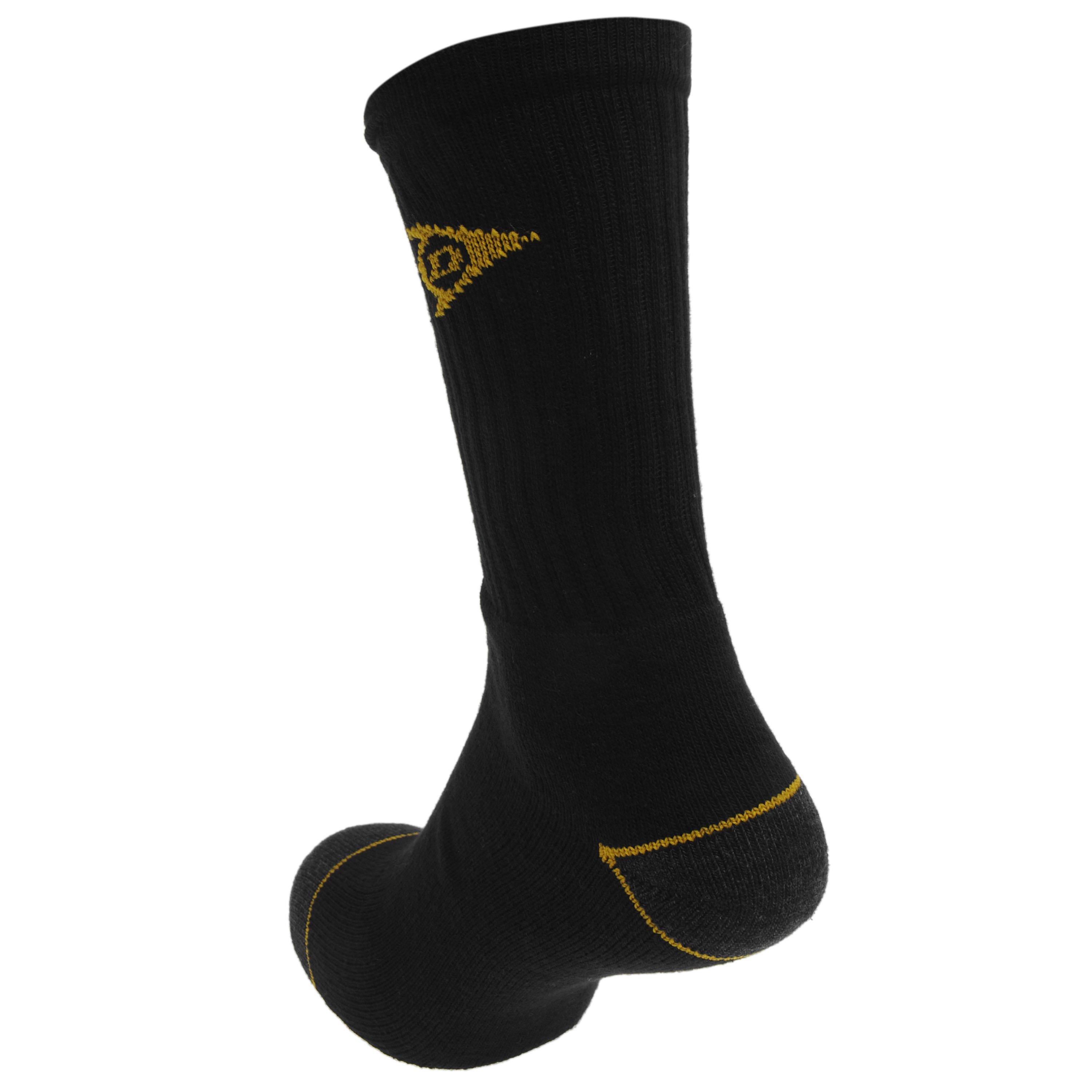 Preto - Dunlop - Workwear 5 Pack Socks Mens - 3